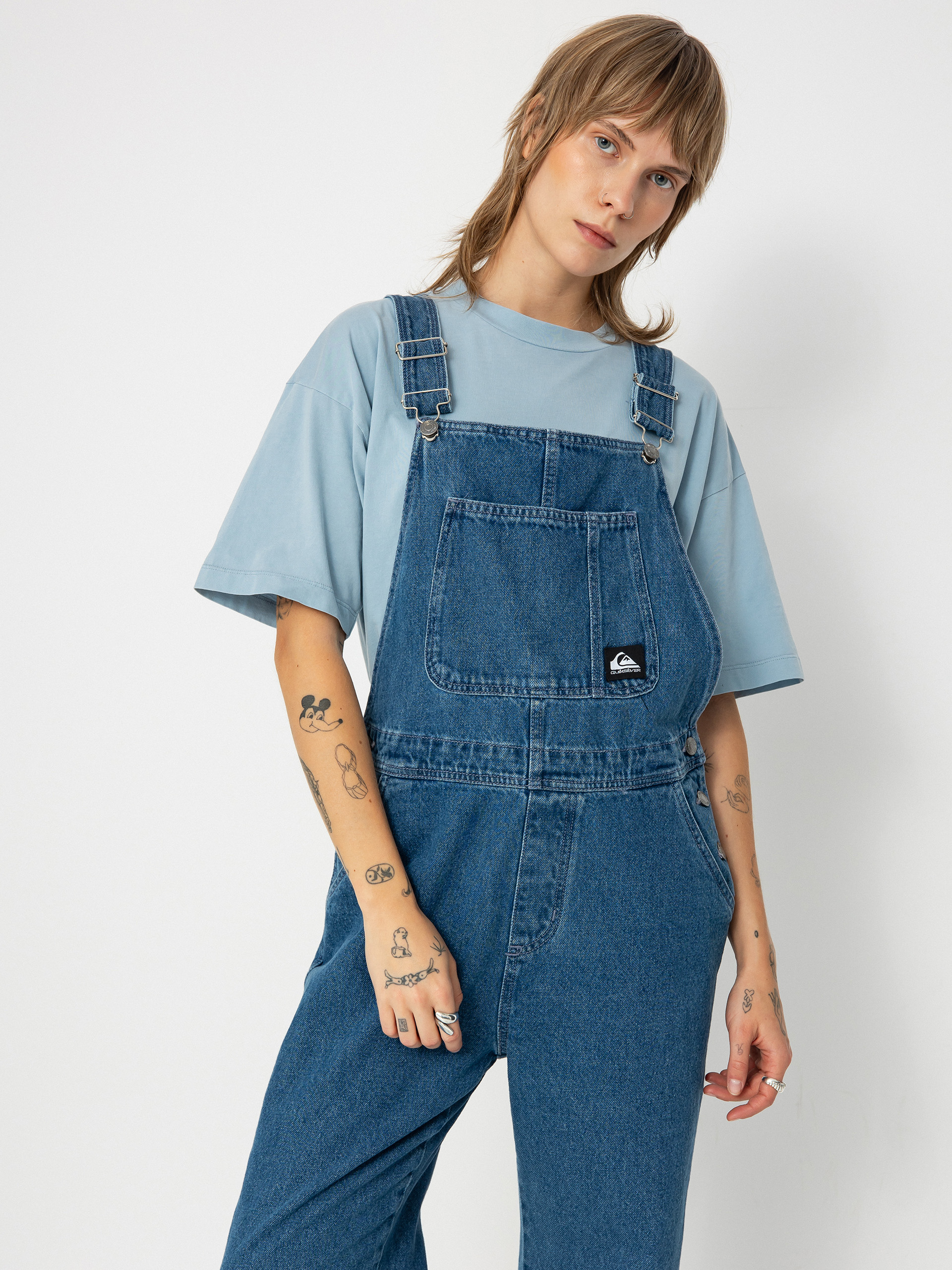Комбінезон Quiksilver Uni Classic Denim Dungaree Wmn (estate blue)