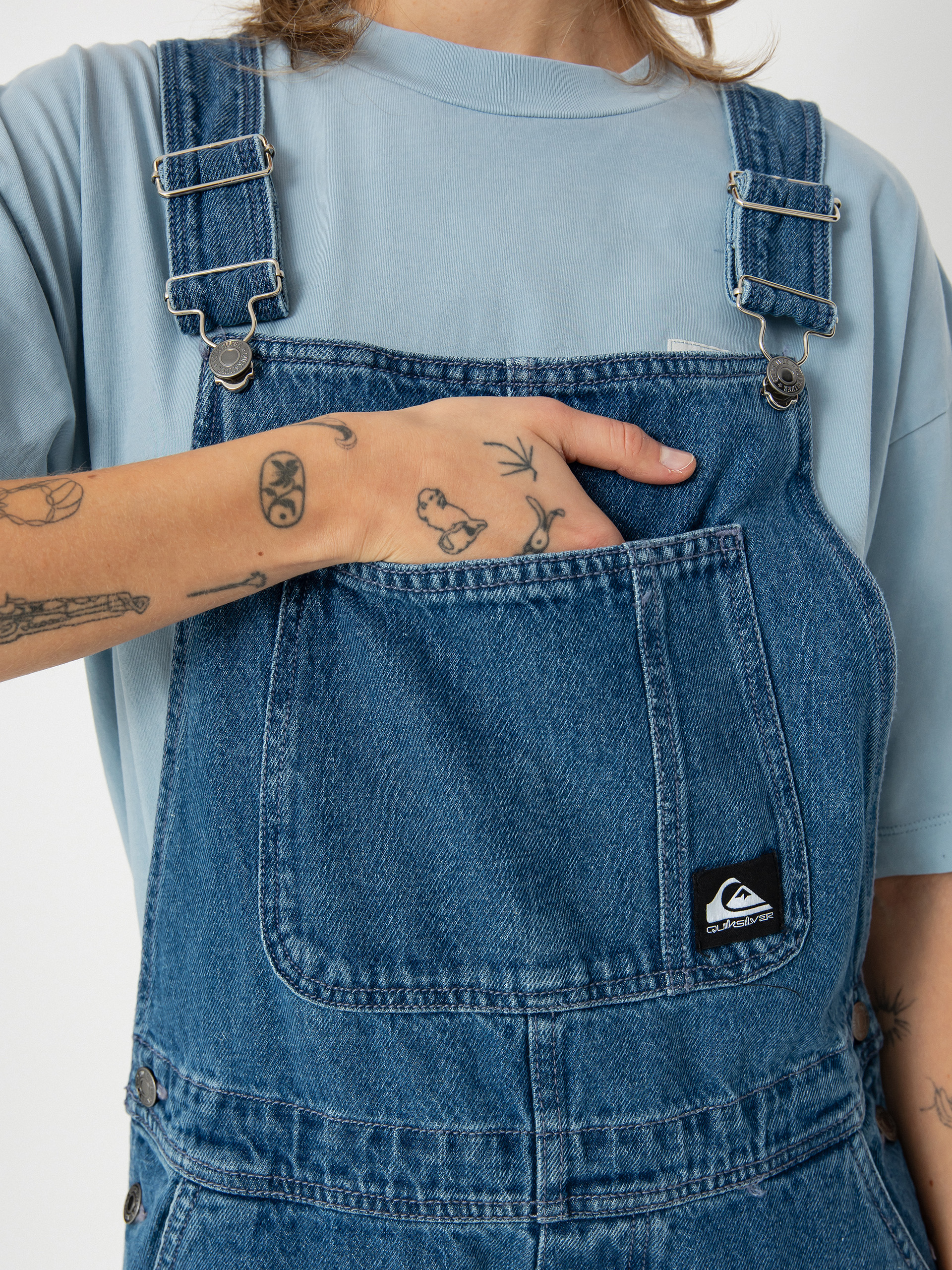 Комбінезон Quiksilver Uni Classic Denim Dungaree Wmn (estate blue)