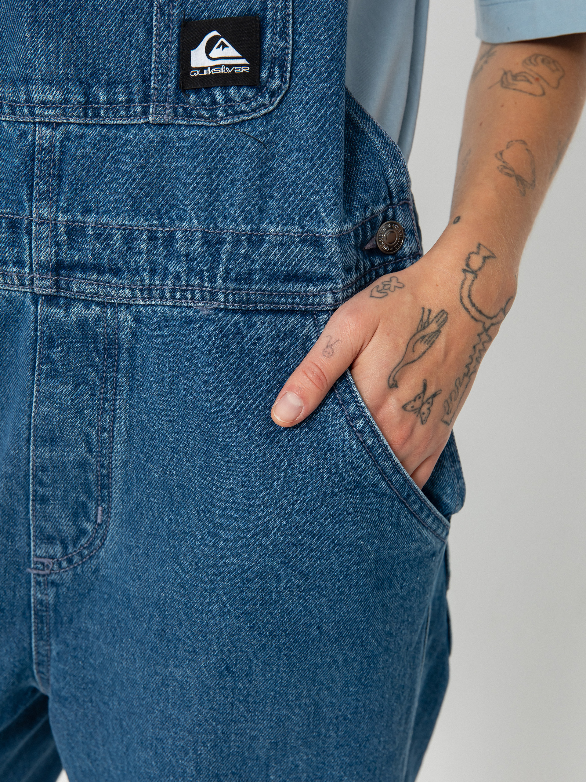 Комбінезон Quiksilver Uni Classic Denim Dungaree Wmn (estate blue)