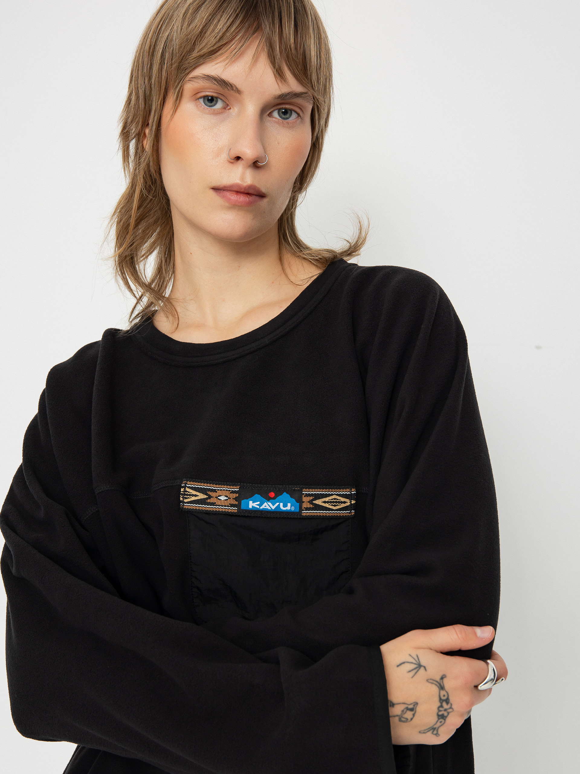 Чоловічий Флісовий светр Kavu Kelowna (black)