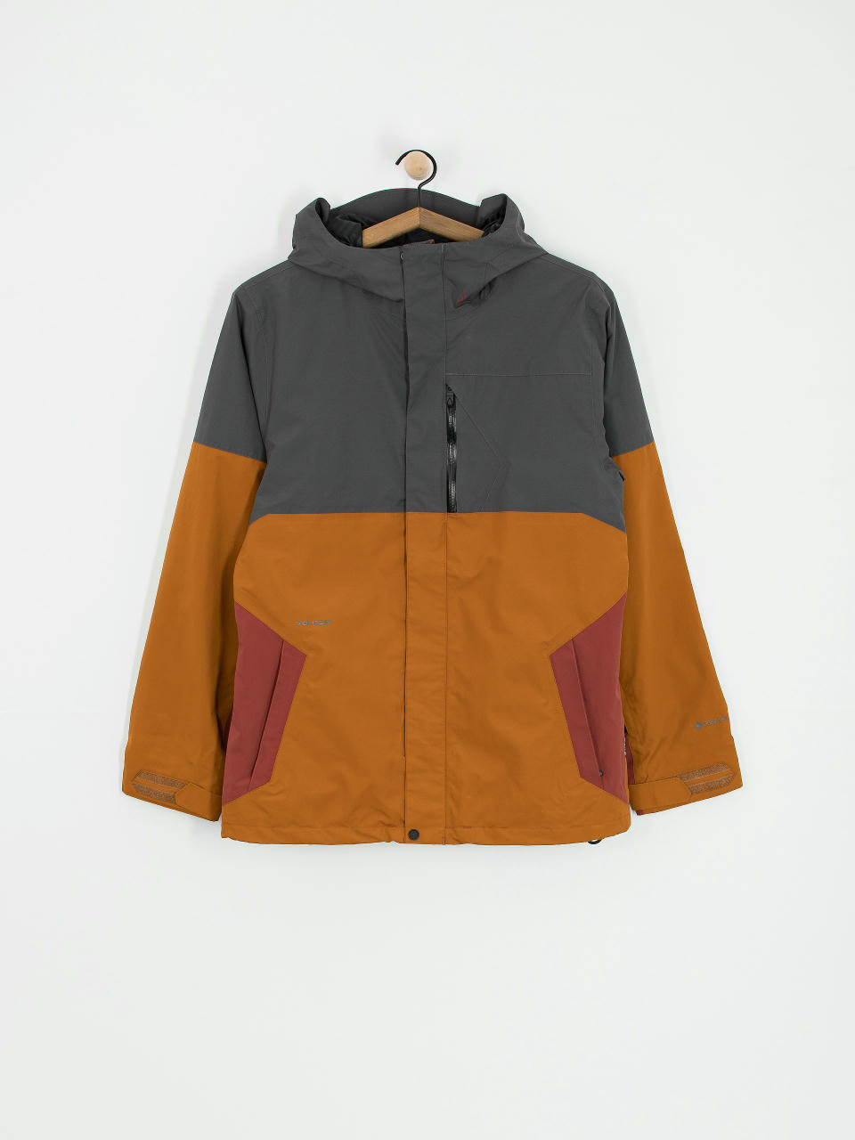 Чоловіча Сноубордична куртка Volcom L Gore Tex (caramel)