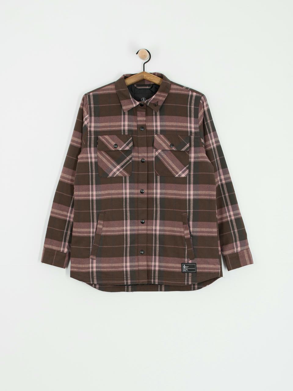 Сноубордична куртка Volcom Ins Riding Flannel Wmn (dusty lavender)