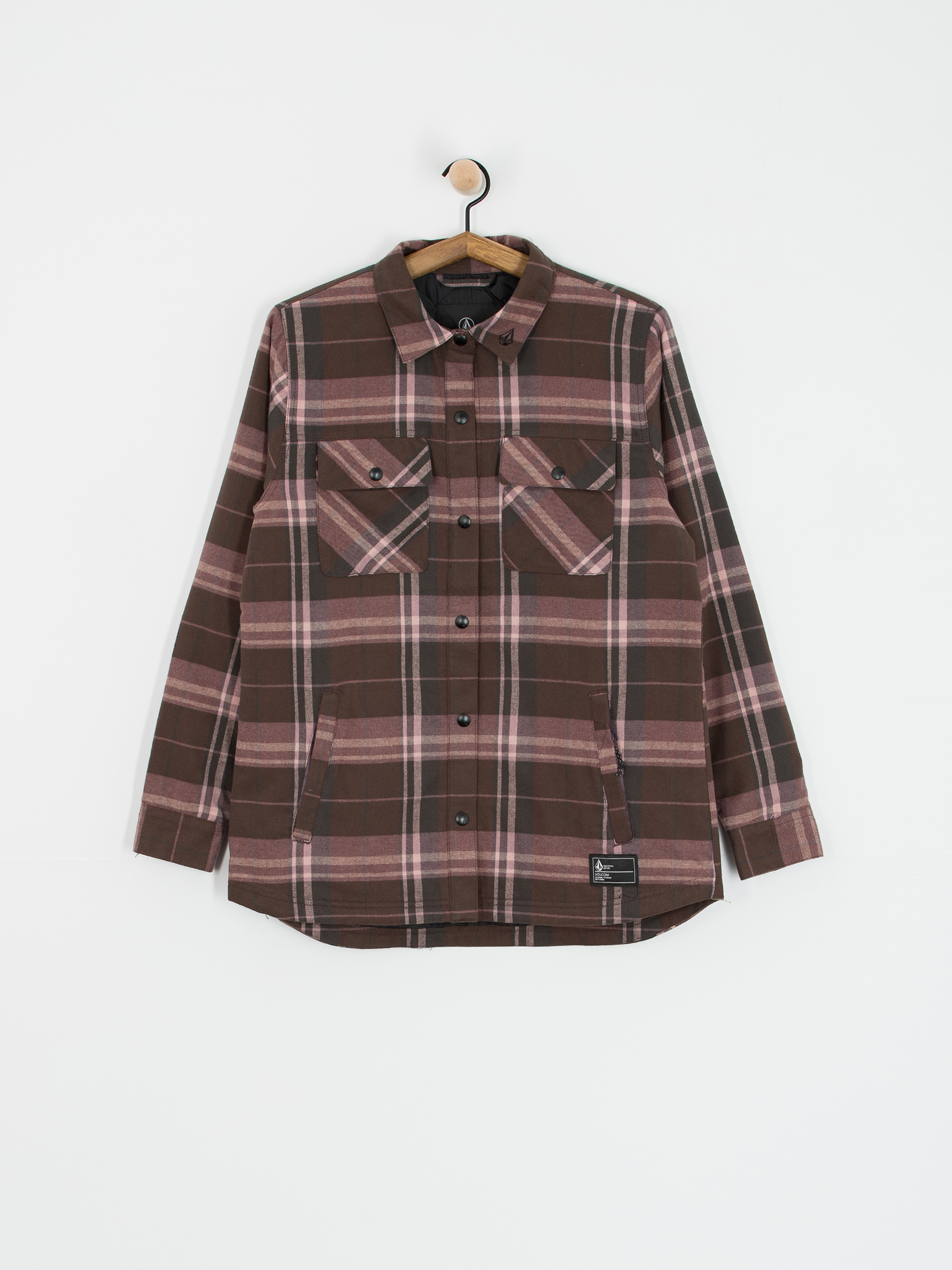 Жіноча Сноубордична куртка Volcom Ins Riding Flannel (dusty lavender)