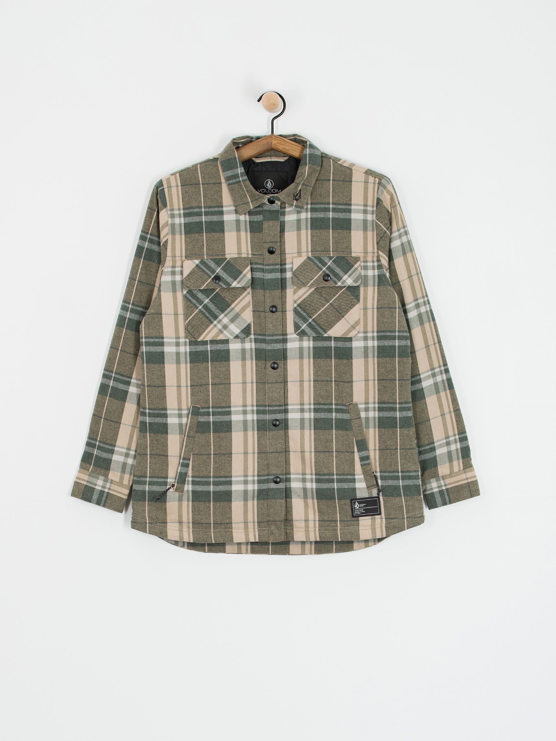 Жіноча Сноубордична куртка Volcom Ins Riding Flannel (sand)