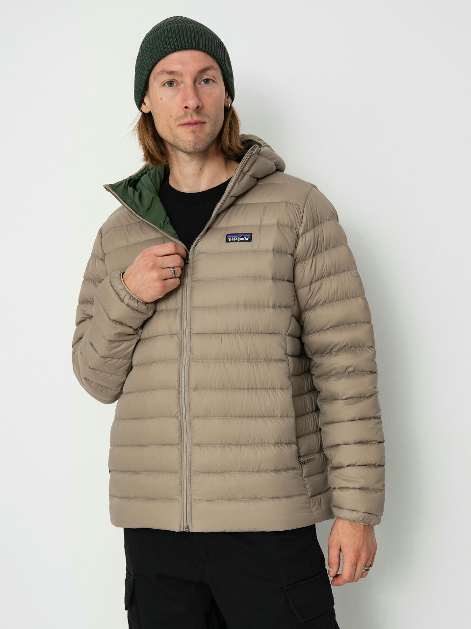 Куртка Patagonia Down Sweater Hoody (seabird grey)