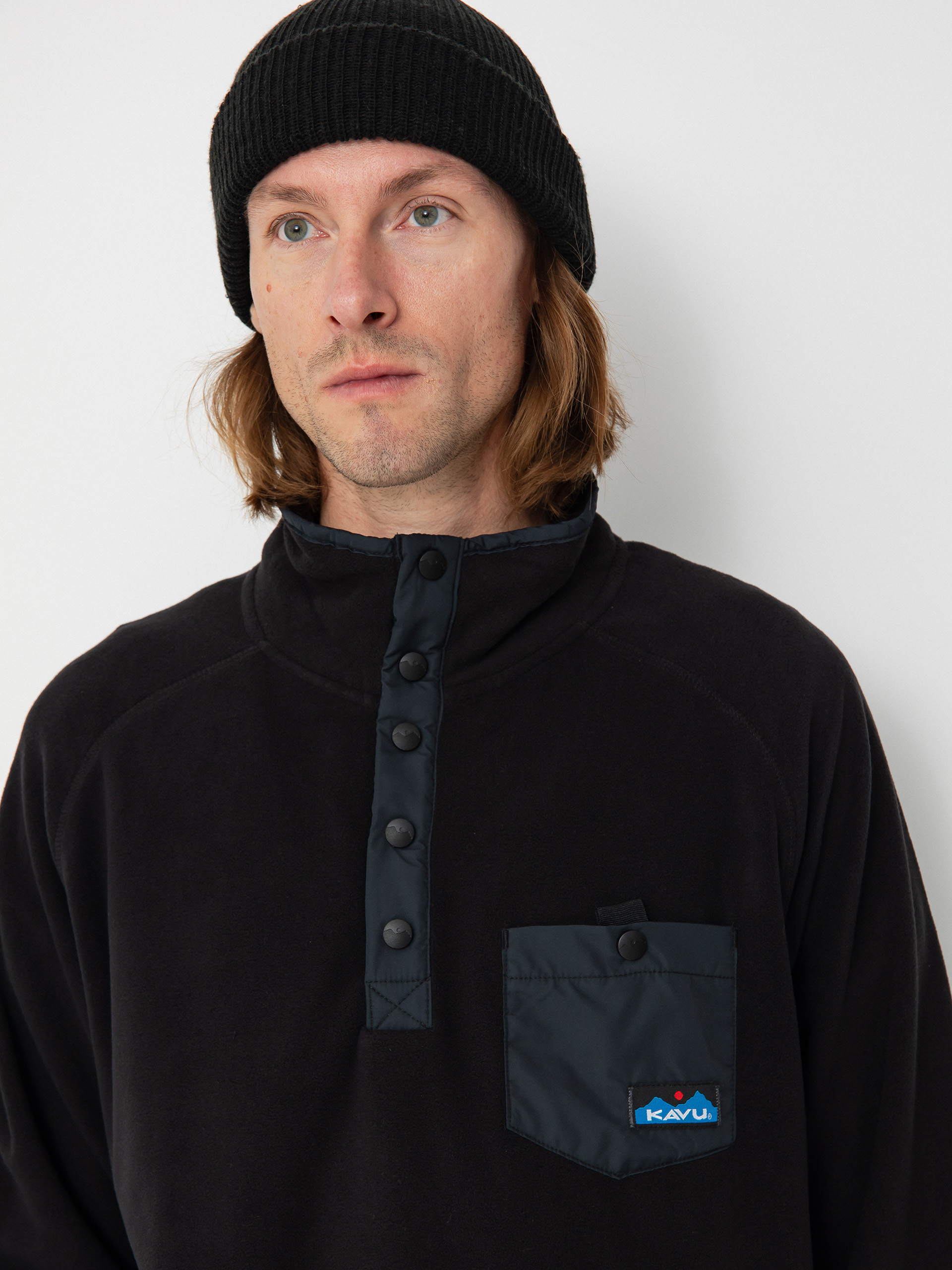 Чоловічий Флісовий светр Kavu Teannaway (black)