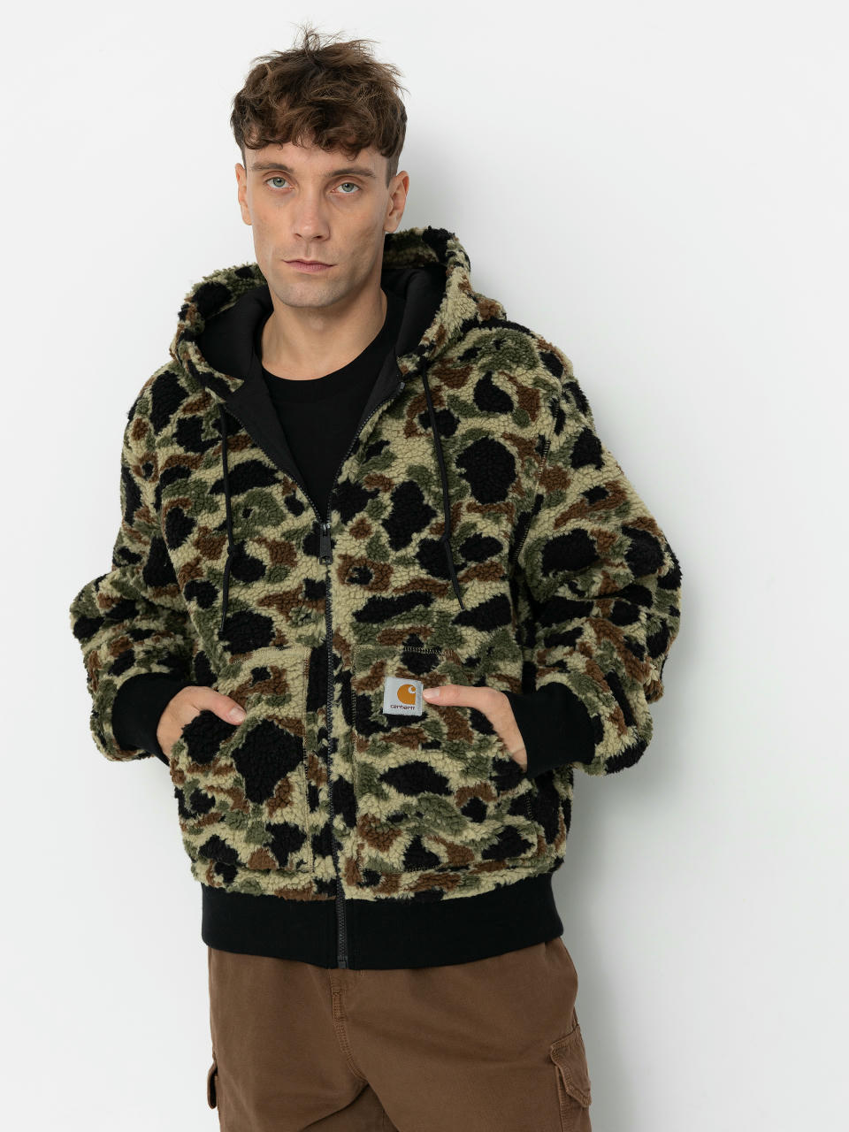 Куртка Carhartt WIP OG Active Liner (camo duck jacquard/green)