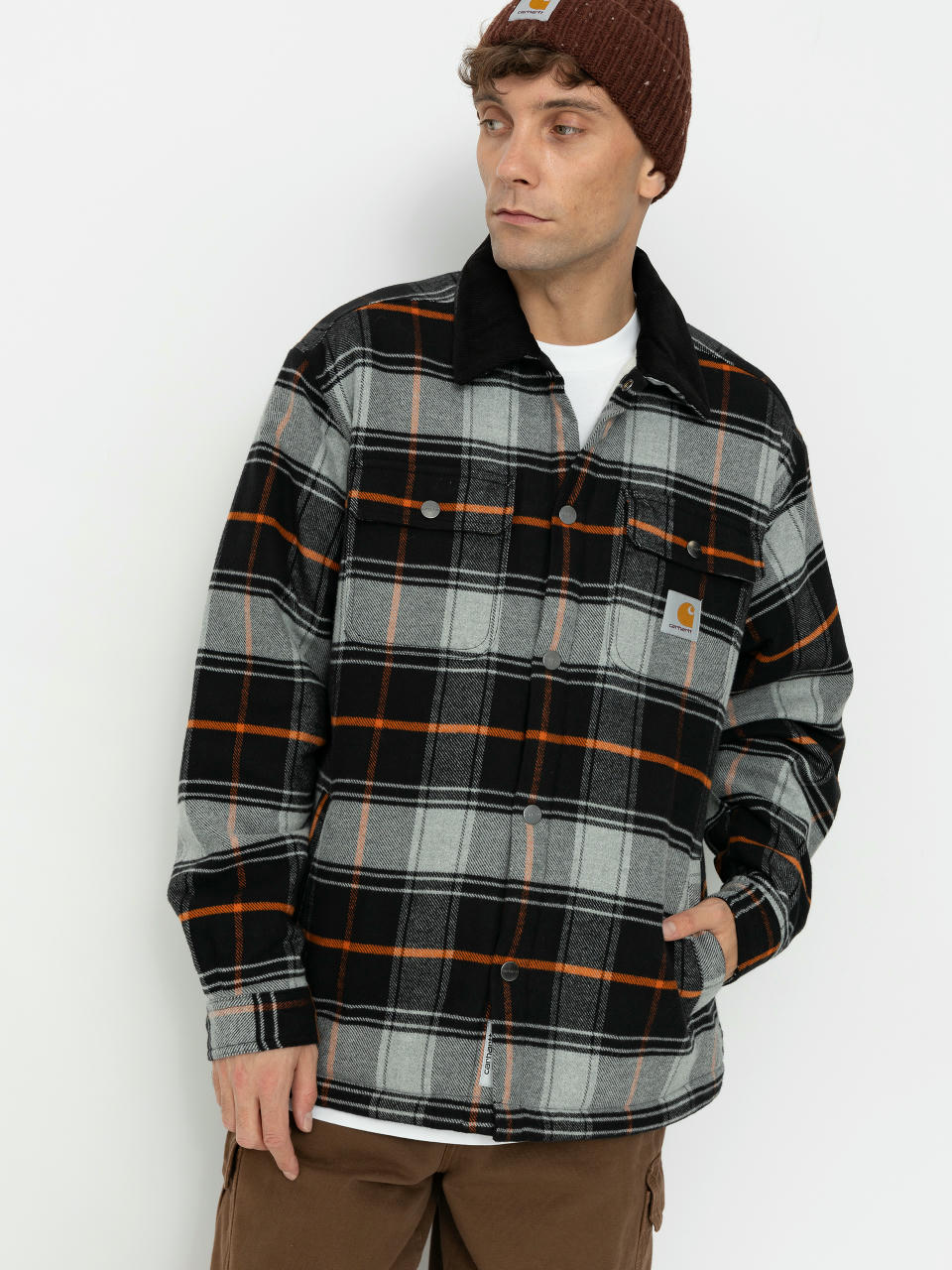 Куртка Carhartt WIP Baris (baris check/grey heather/black)