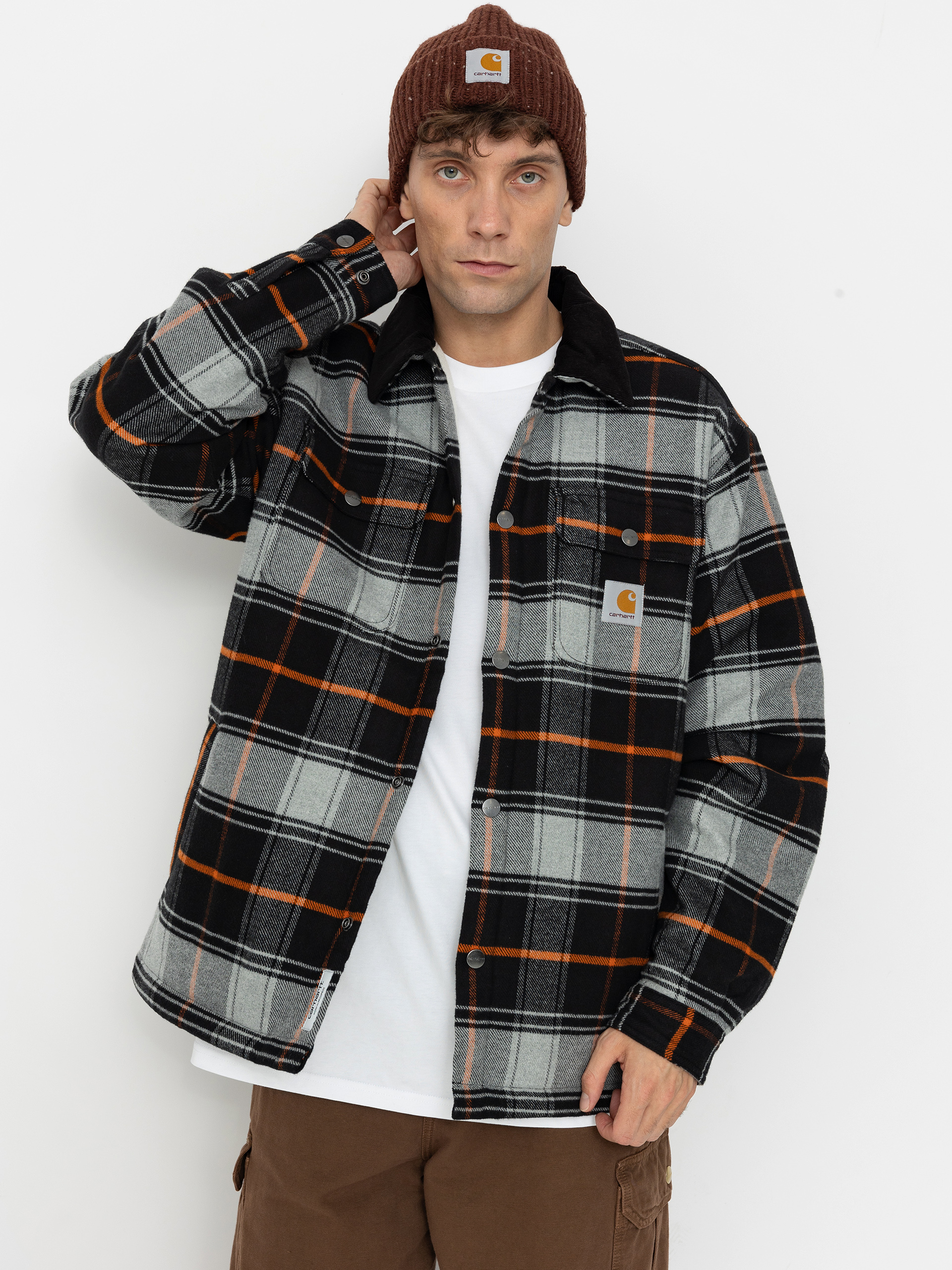 Куртка Carhartt WIP Baris (baris check/grey heather/black)