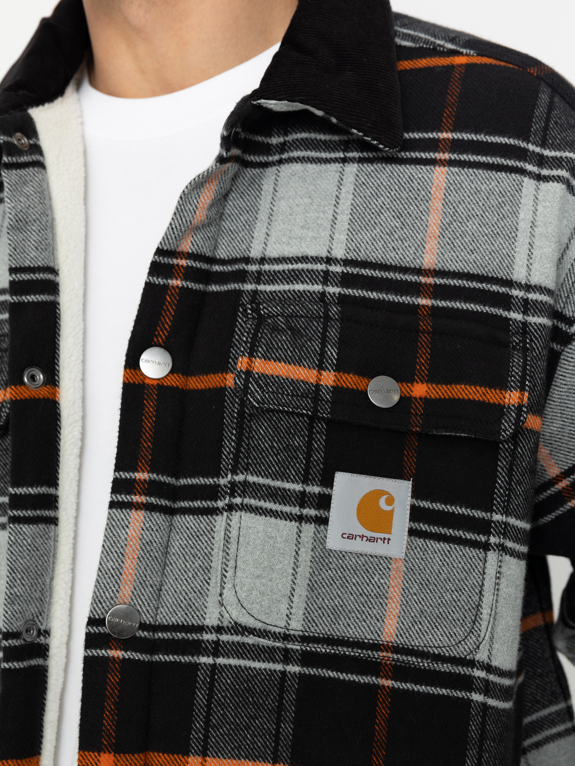 Куртка Carhartt WIP Baris (baris check/grey heather/black)
