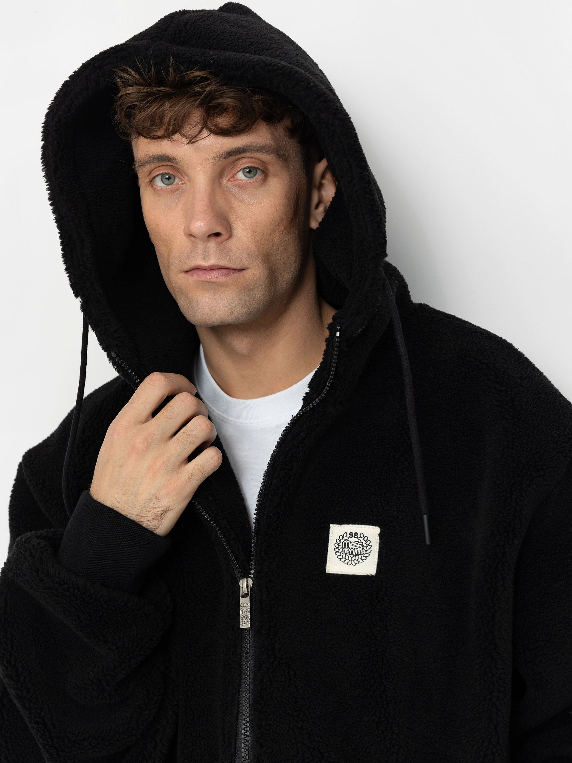 Куртка MassDnm Patch Teddy Zip Hoody (black)