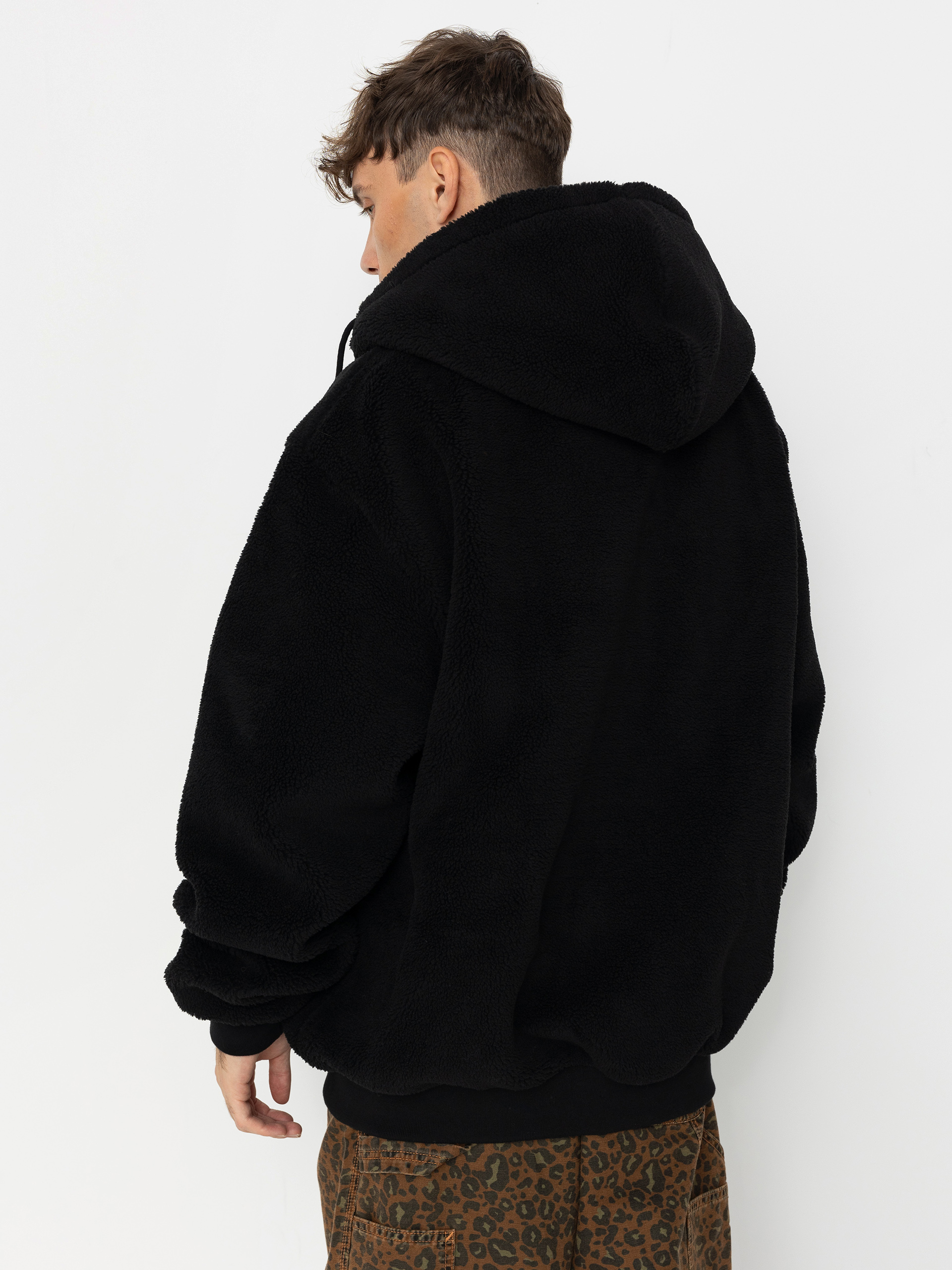 Куртка MassDnm Patch Teddy Zip Hoody (black)