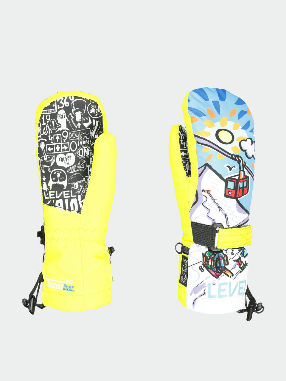 Рукавиці Level Junior Mitt JR (yellow)