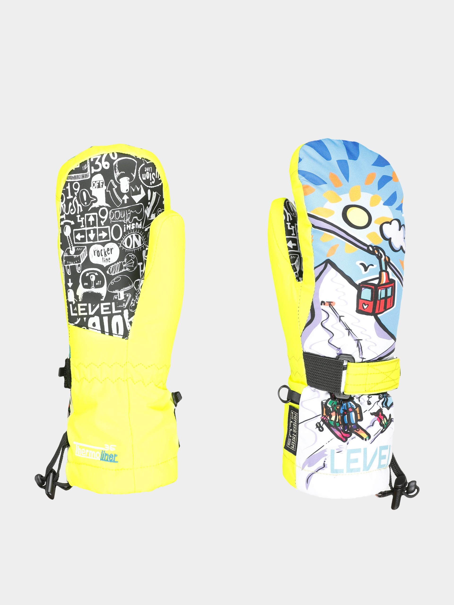 u0420u0443u043au0430u0432u0438u0446u0456 Level Junior Mitt JR (yellow)