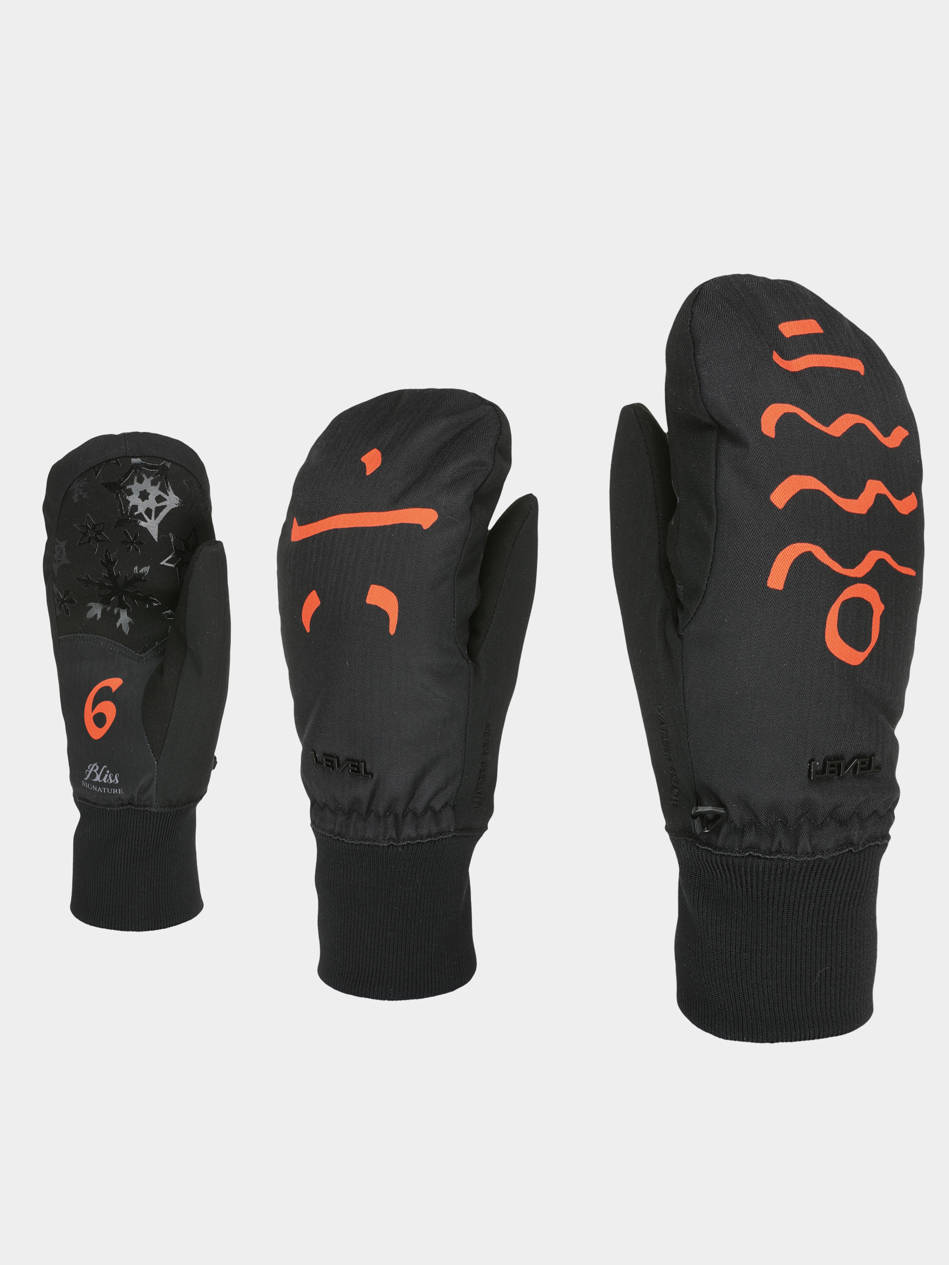 u0420u0443u043au0430u0432u0438u0446u0456 Level Coral Mitt Wmn (orange)