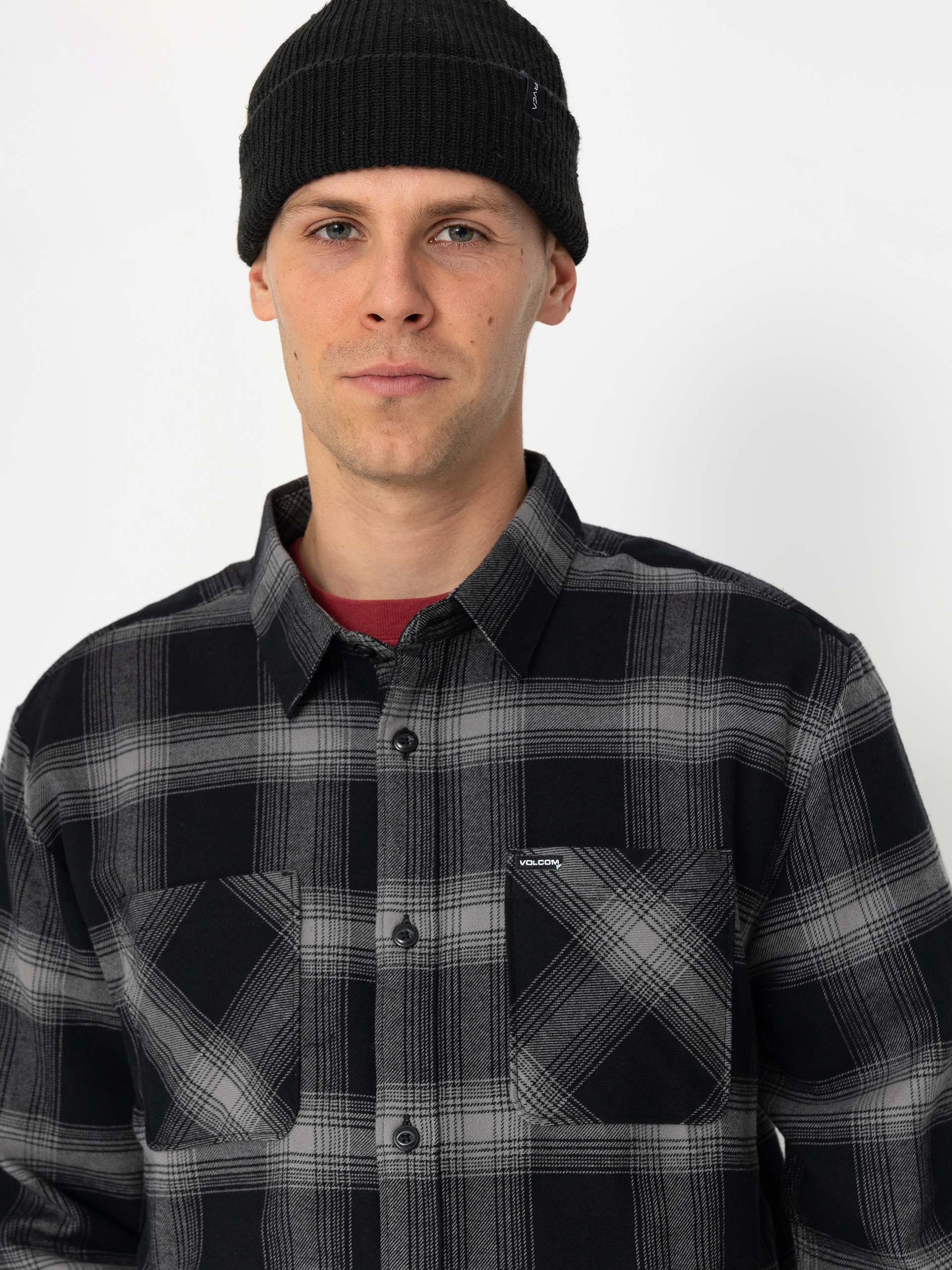 Сорочка Volcom Netastone Flannel Ls (black)