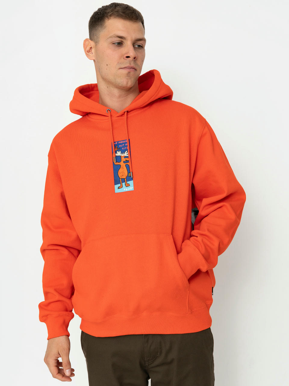 Худі Volcom Olivmoose HD (bright red)