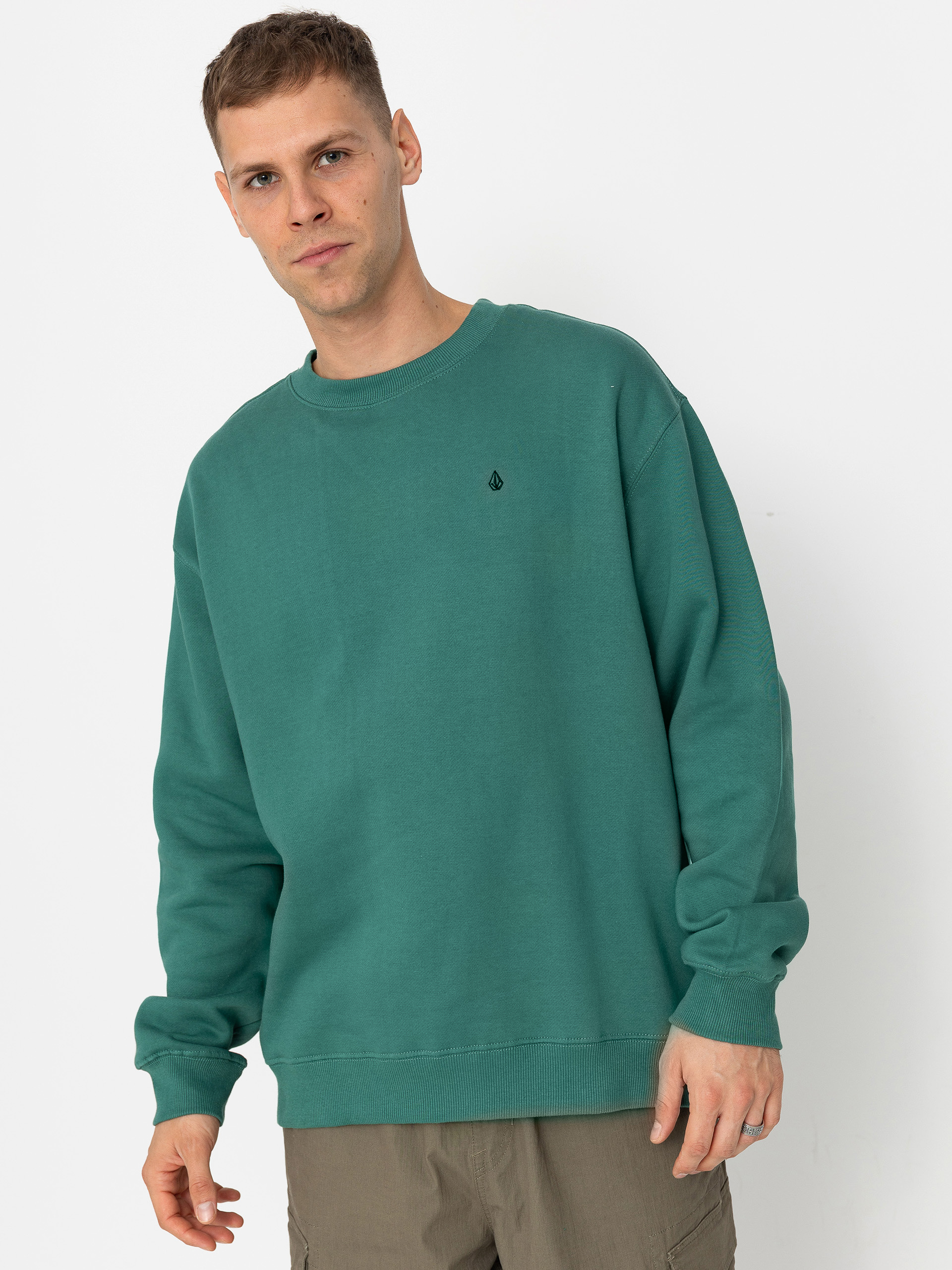 Світшот Volcom Single Stone Crew (sea green)