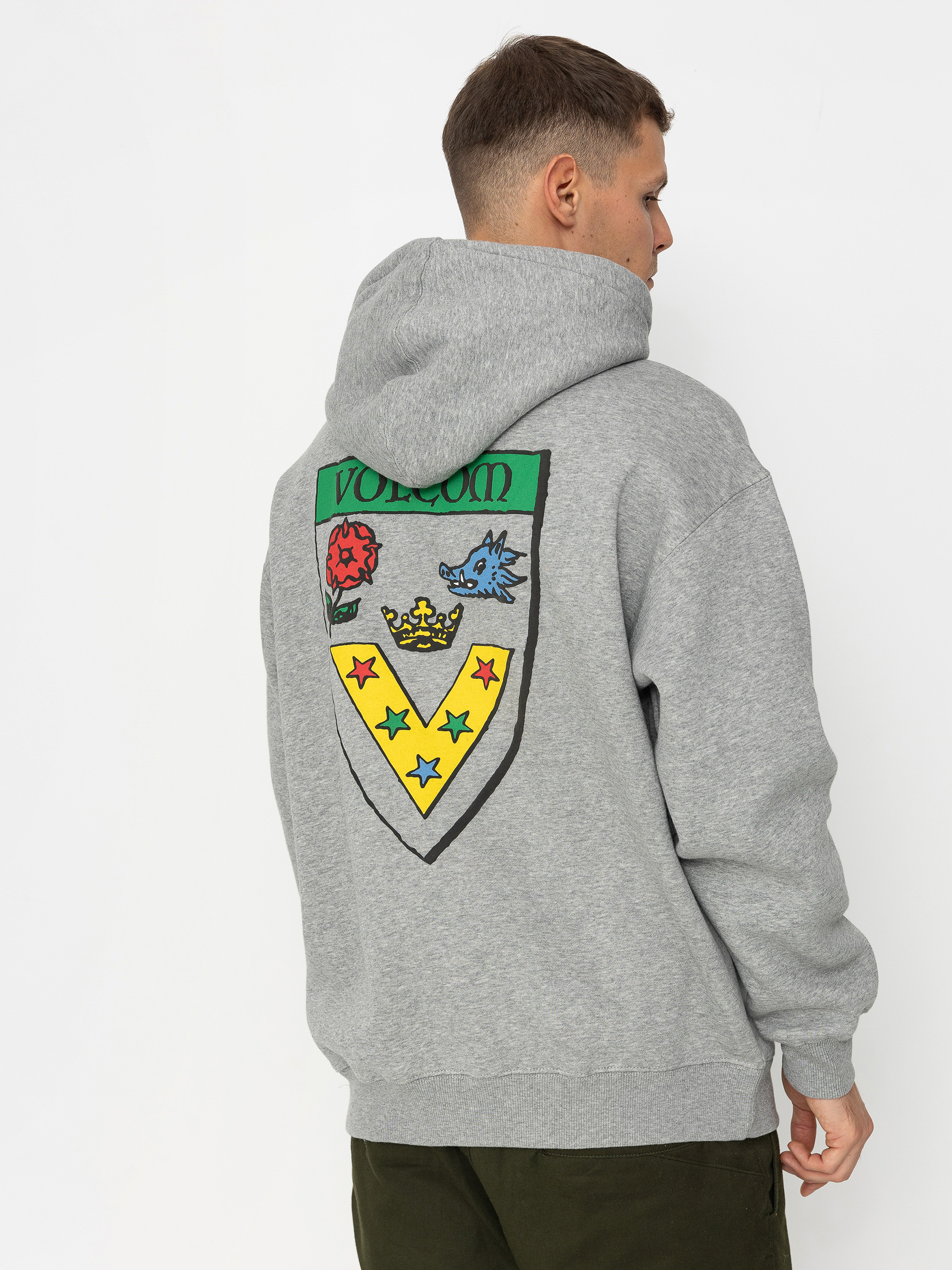 Худі Volcom Fergadelic HD (heather grey)