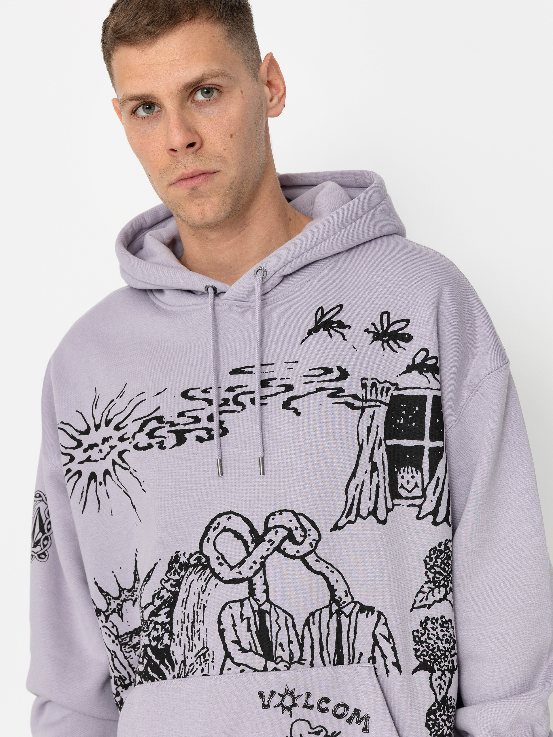 Худі Volcom Fa Keutchi 2 HD (light purple)