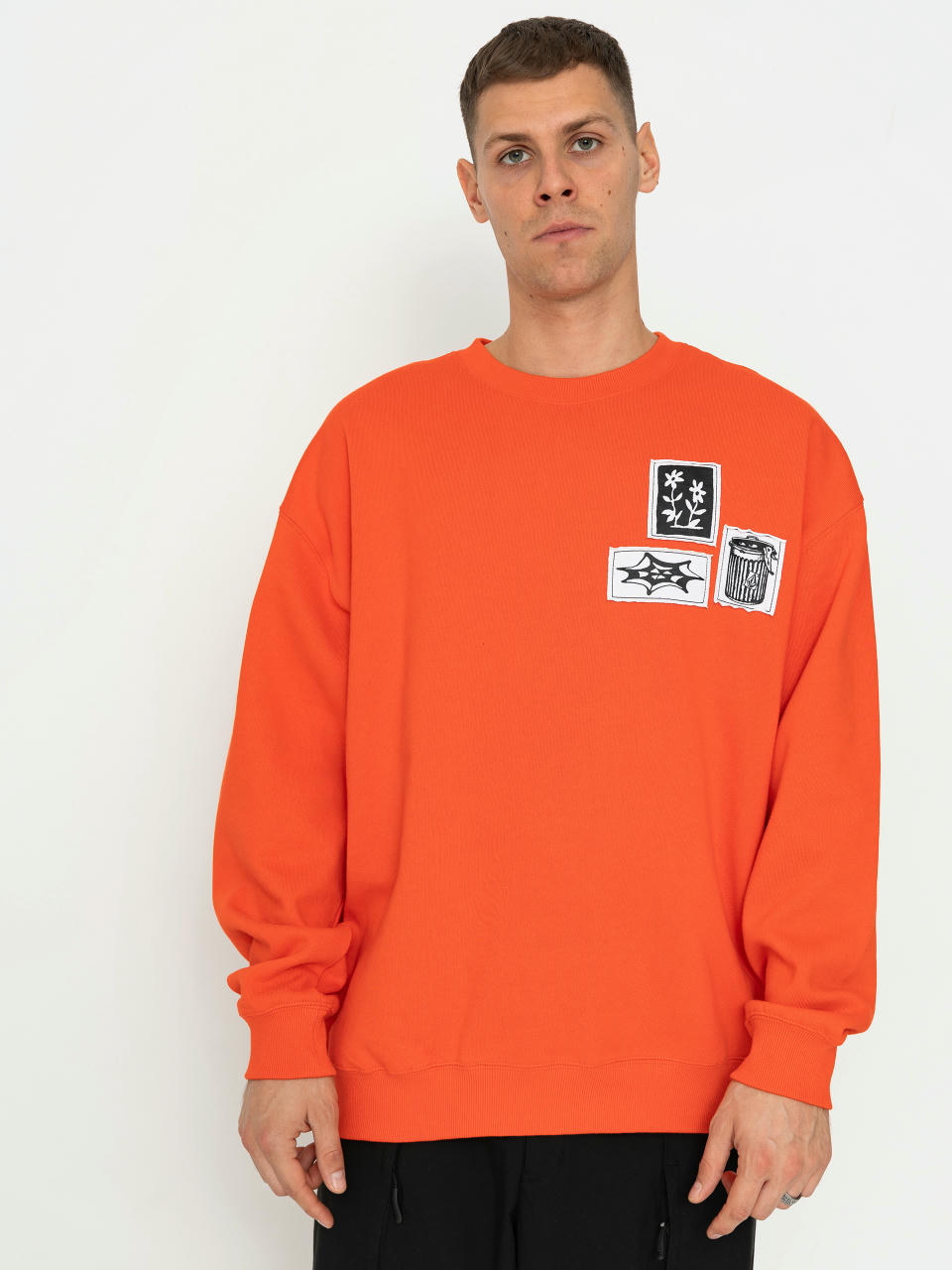 Світшот Volcom Fa Keutchi Crew (bright red)