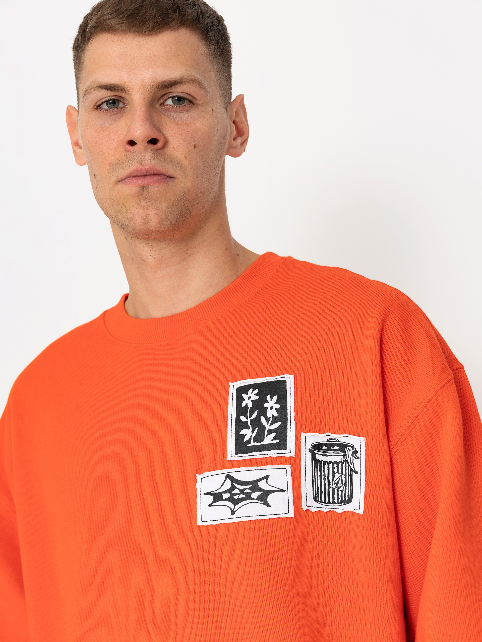 Світшот Volcom Fa Keutchi Crew (bright red)