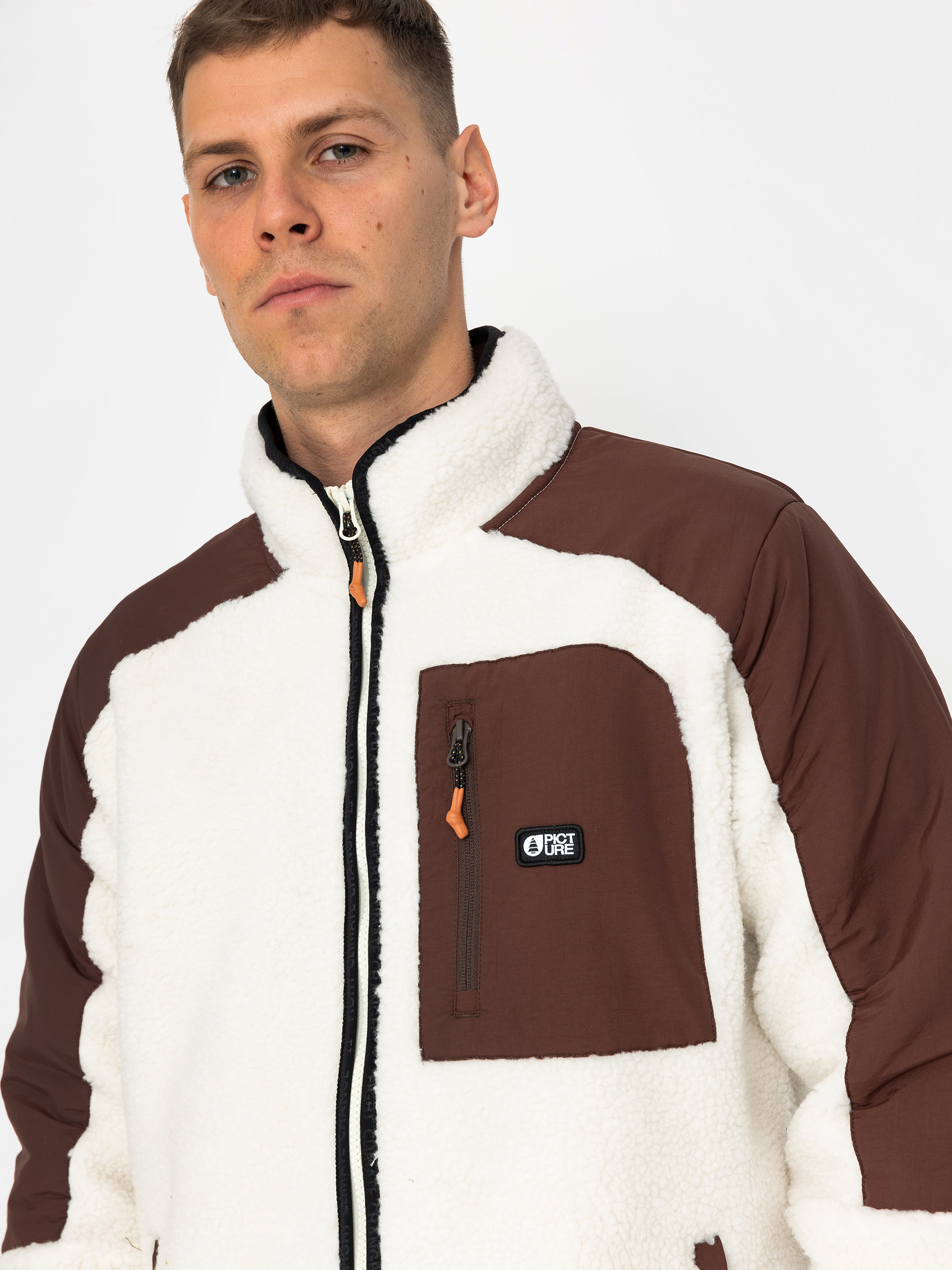 Чоловічий Флісовий светр Picture Quilchena (tofu chicory coffee)