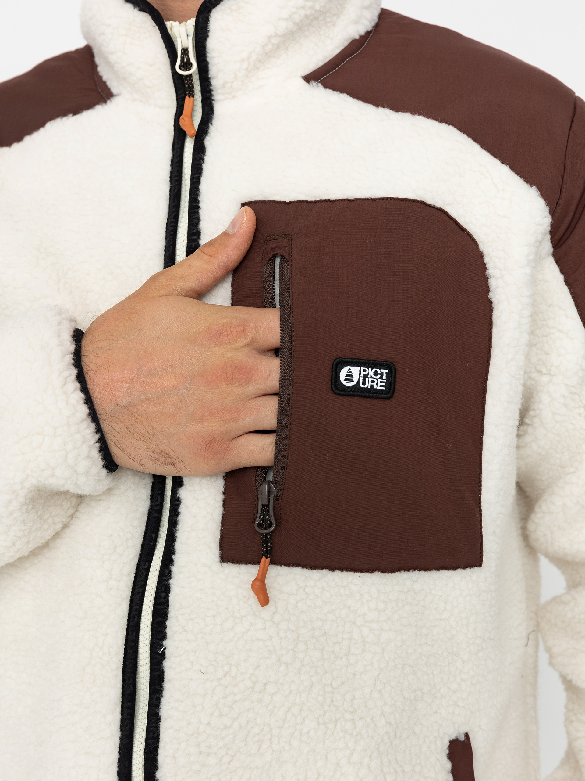 Чоловічий Флісовий светр Picture Quilchena (tofu chicory coffee)