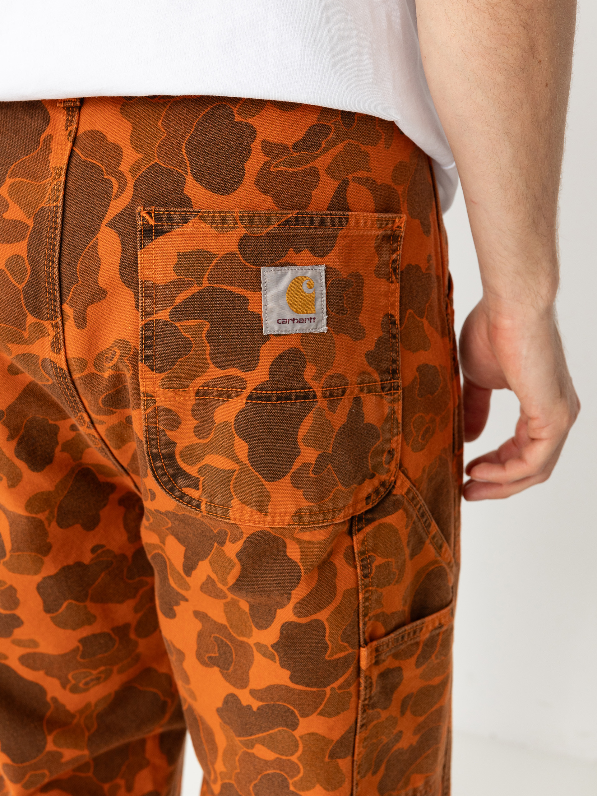 Штани Carhartt WIP Duck Single Knee (camo duck/green/turmeric)