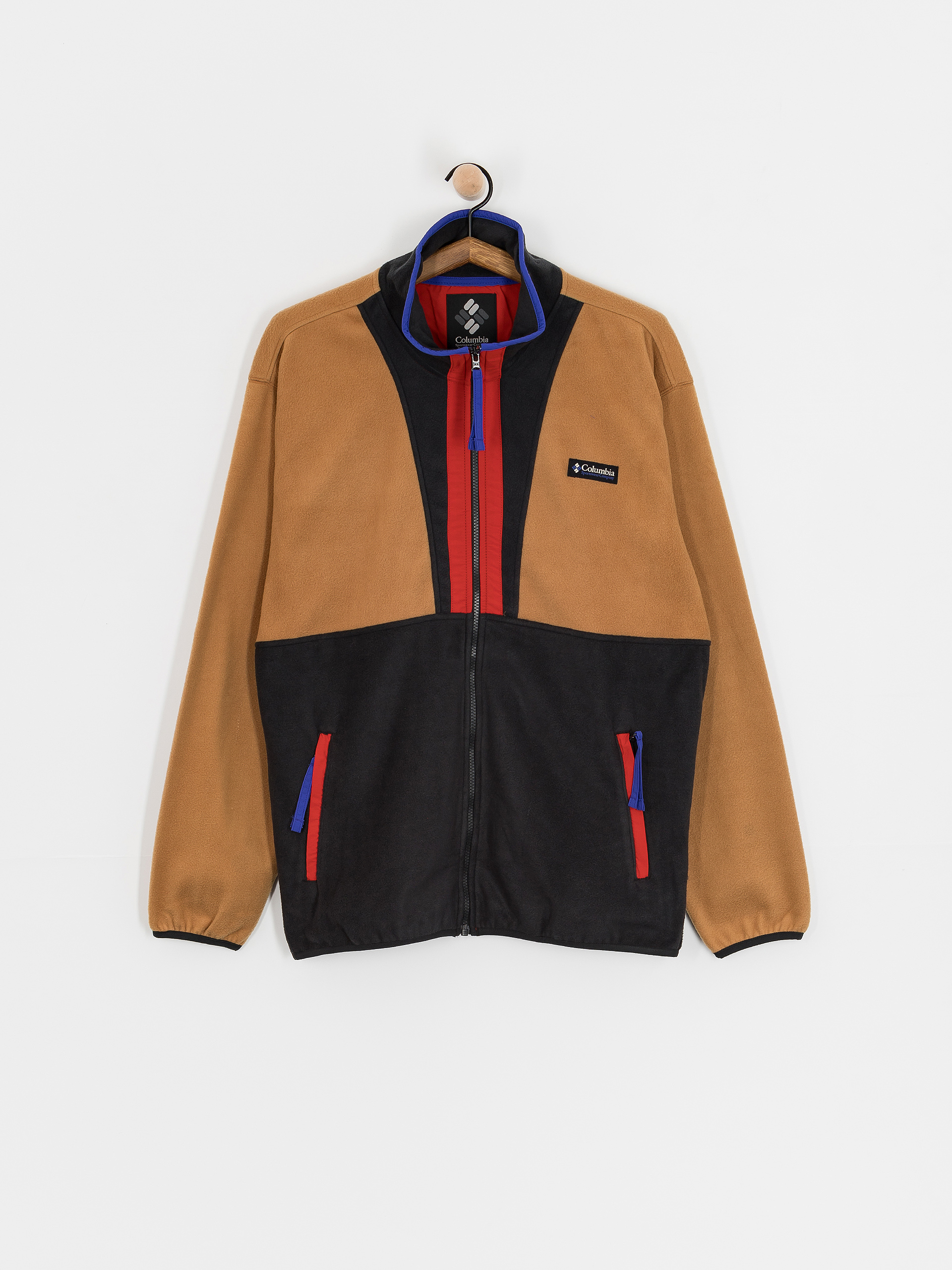 Чоловічий Флісовий светр Columbia Backbowl II Full Zip (camel brown bl)