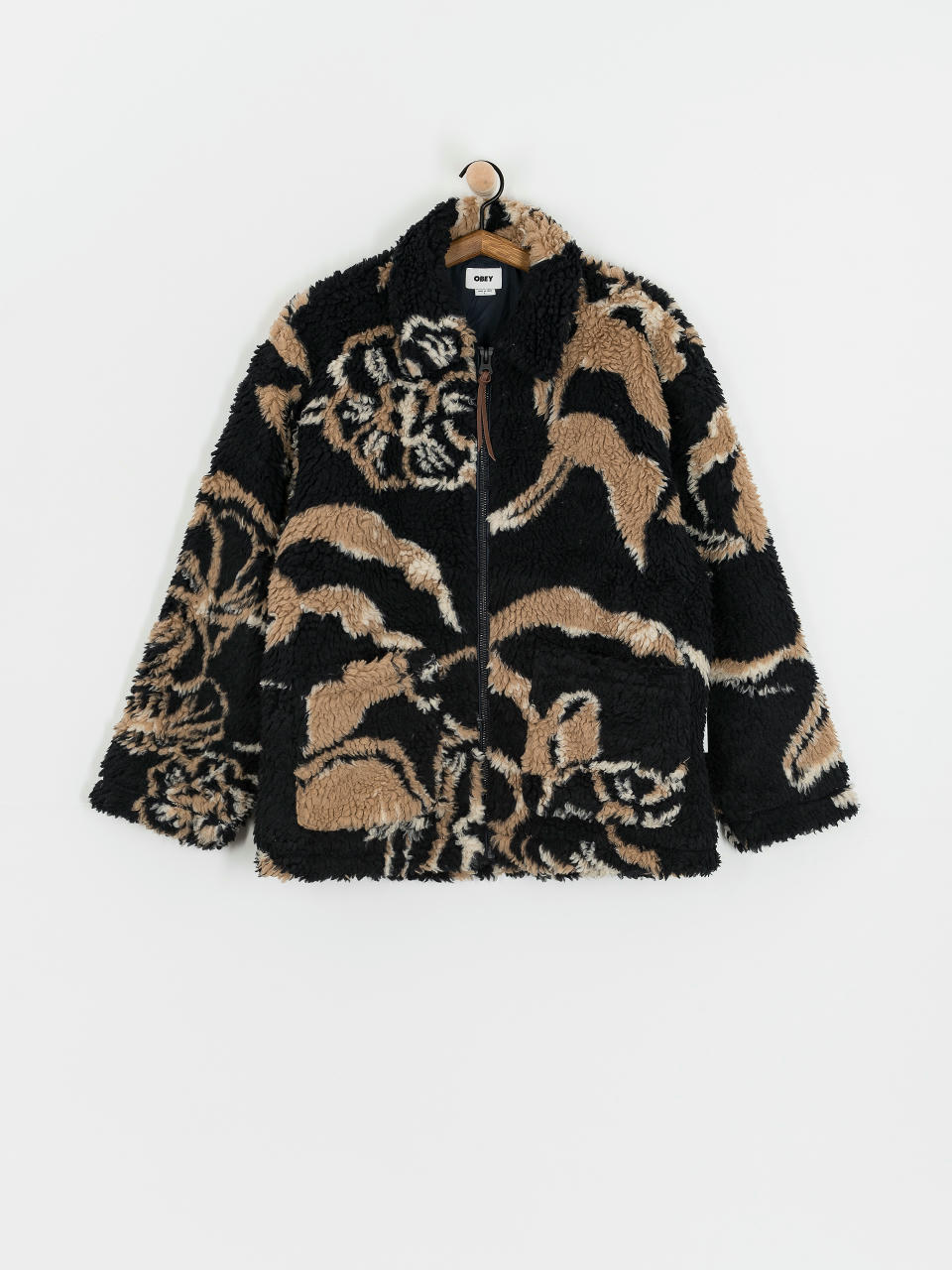 Куртка OBEY Mushroom Sherpa (dark navy multi)