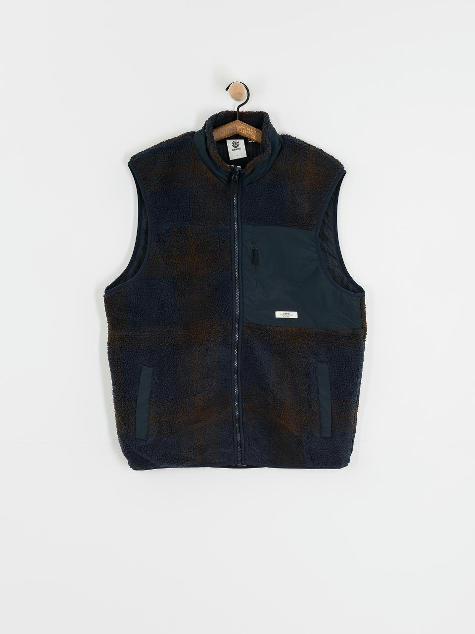 Безрукавка Element Lake Vest Sherpa (eclipse navy/java plaid)