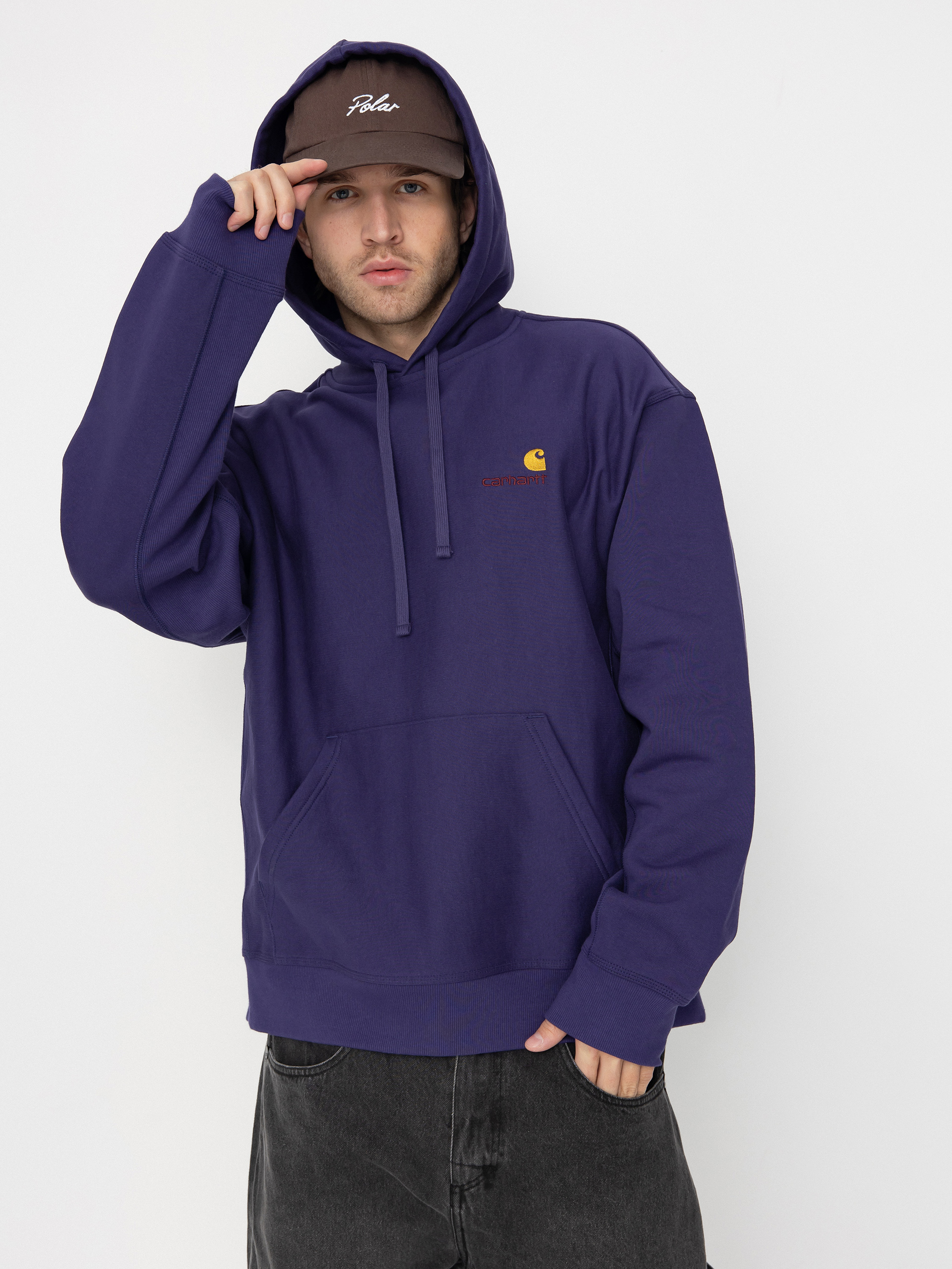 Худі Carhartt WIP American Script HD (aura)