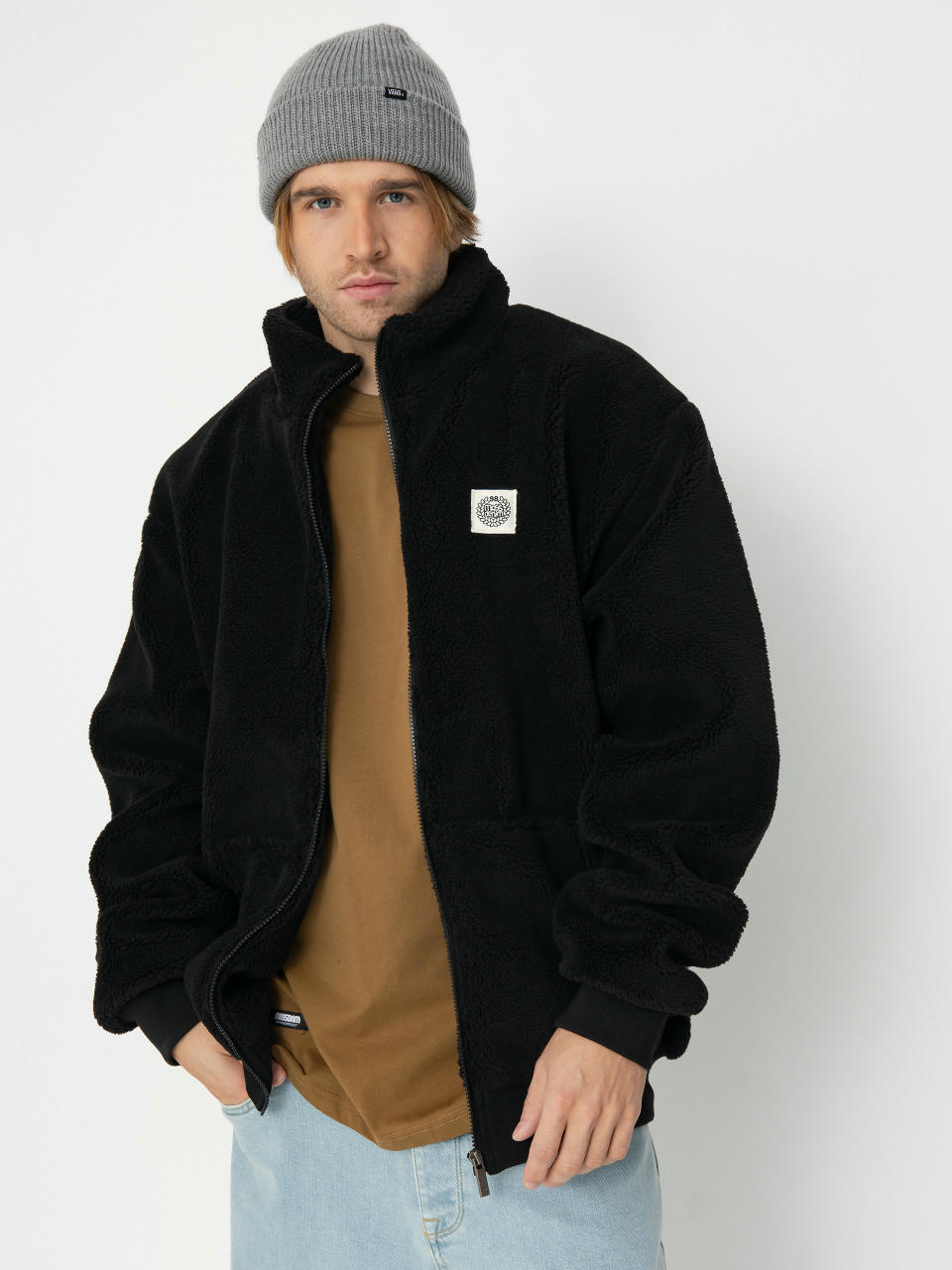 Куртка MassDnm Patch Teddy Zip (black)