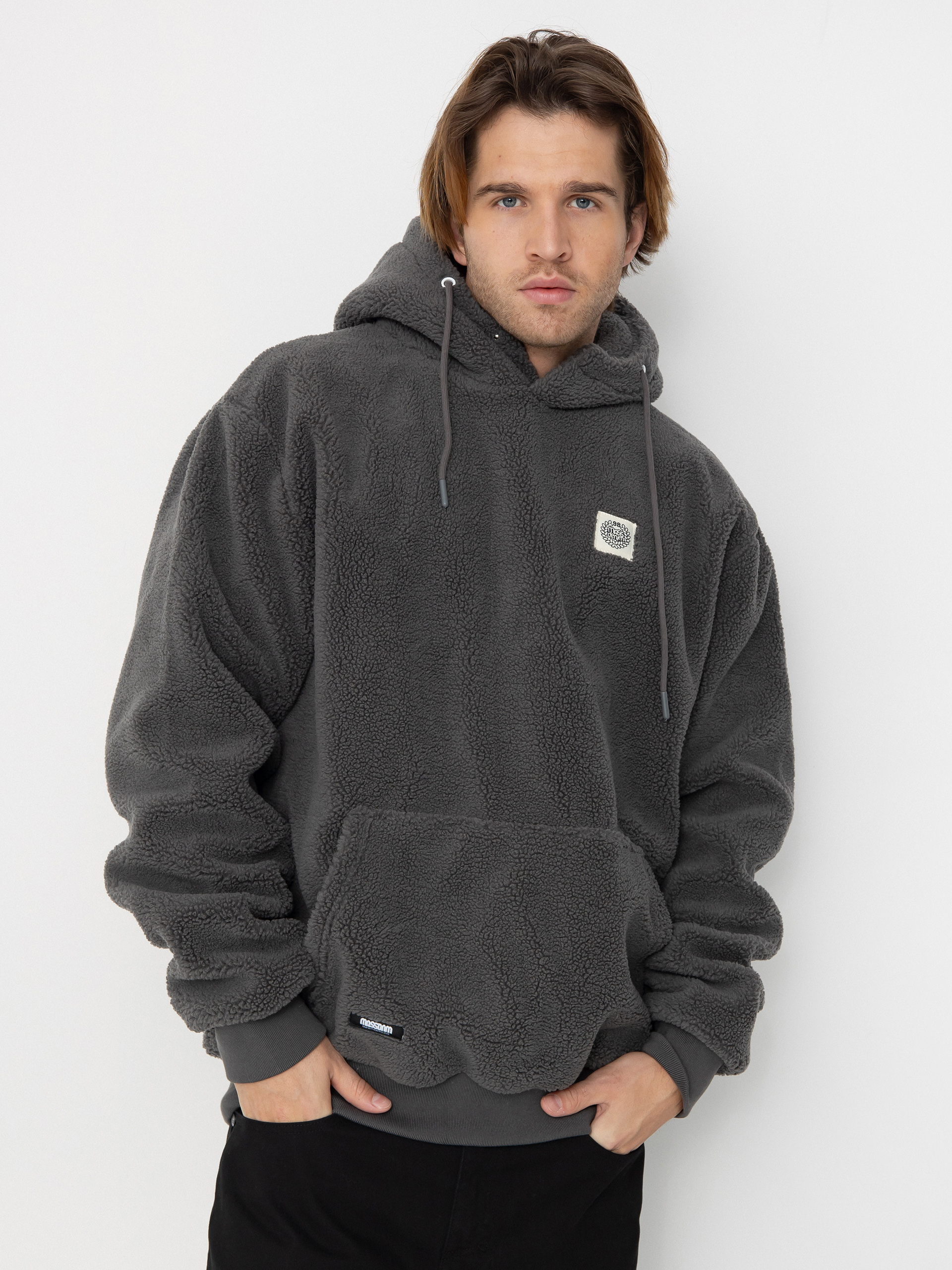 u041au0443u0440u0442u043au0430 MassDnm Patch Teddy Hoody (grey)