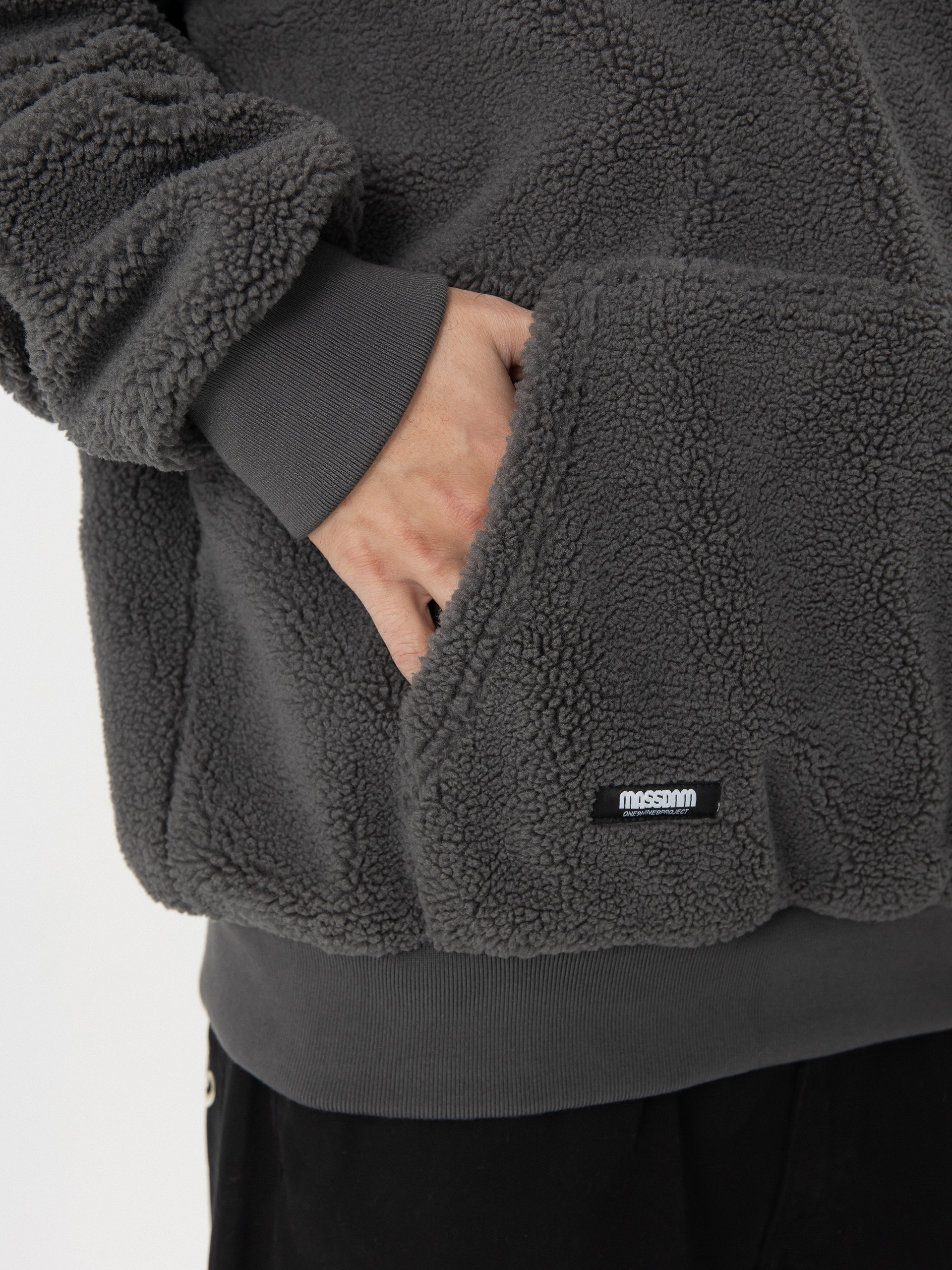 Куртка MassDnm Patch Teddy Hoody (grey)