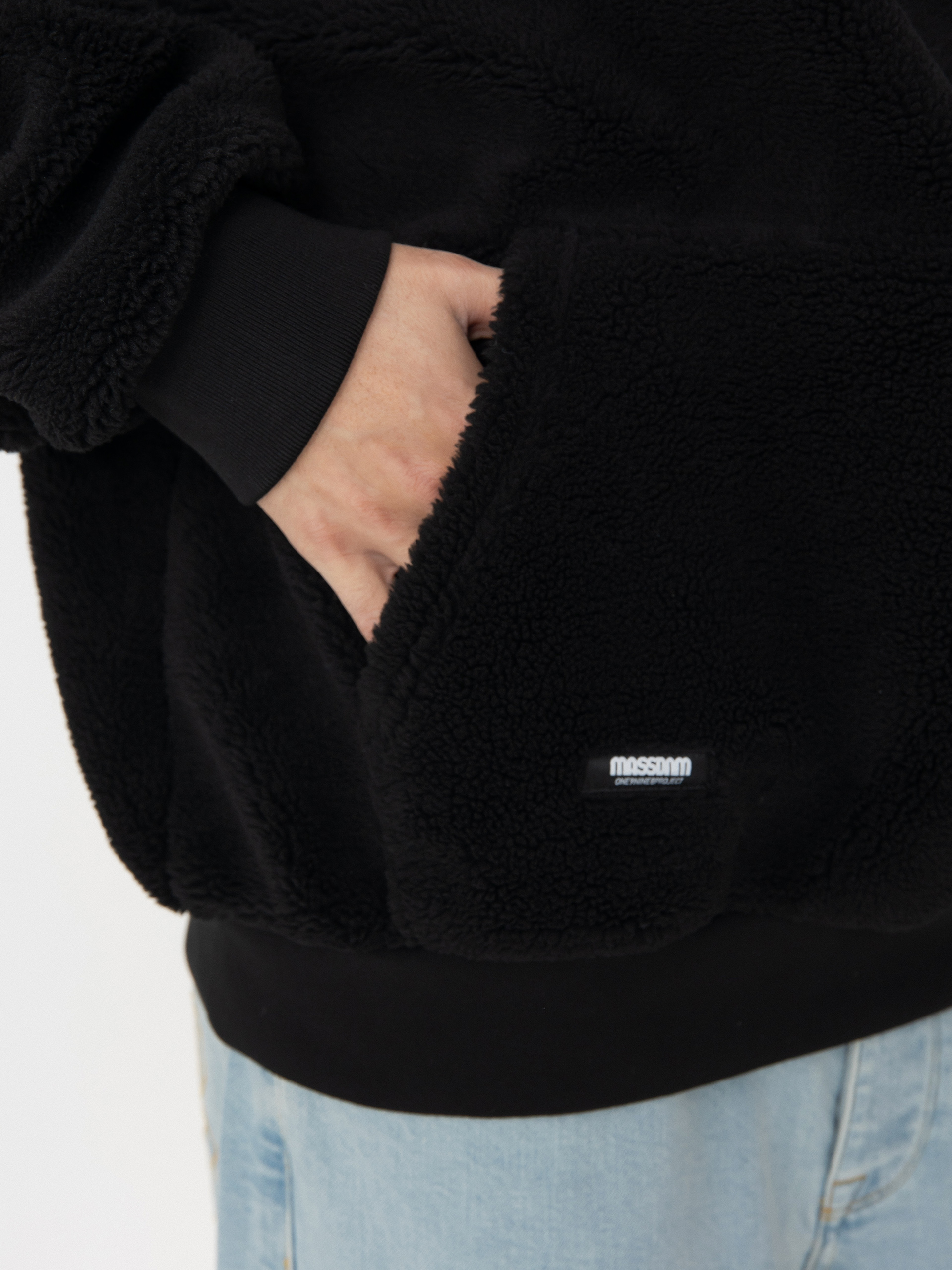 Куртка MassDnm Patch Teddy Hoody (black)