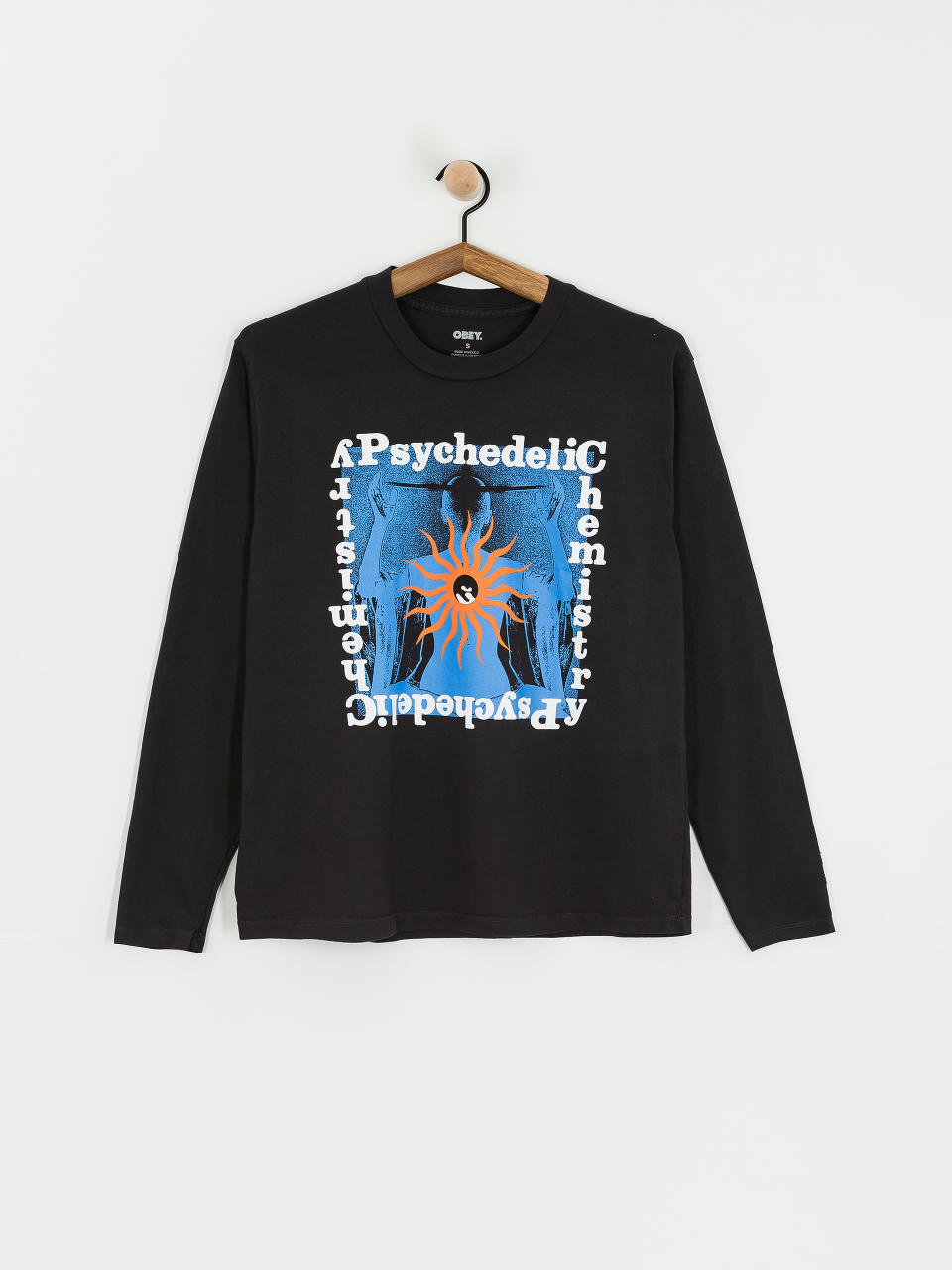 Лонгслів OBEY Psychedelic Chemistry Wmn (pigment black)