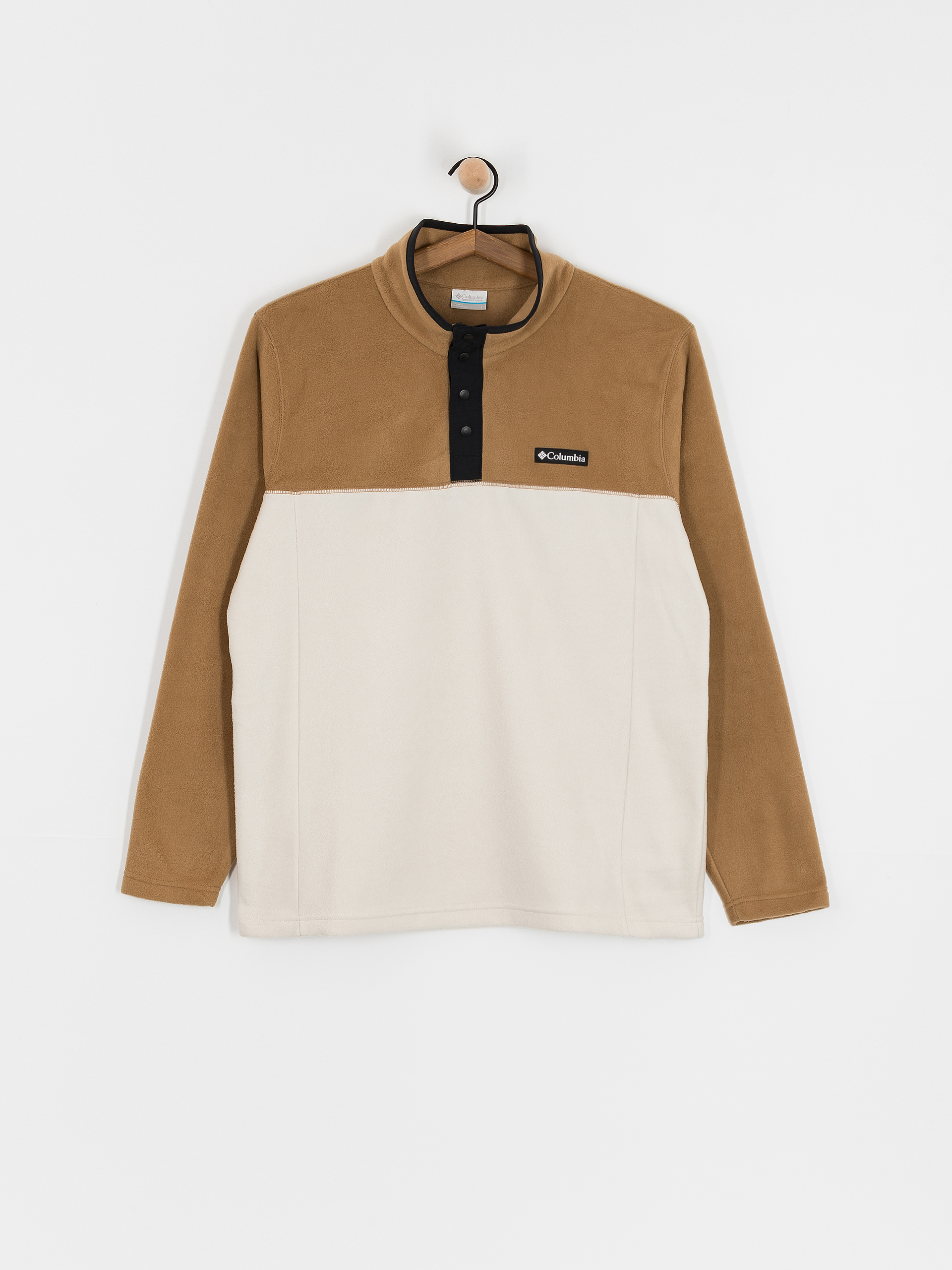 Чоловічий Флісовий светр Columbia Steens Mountain Half Snap II (dark stone del)