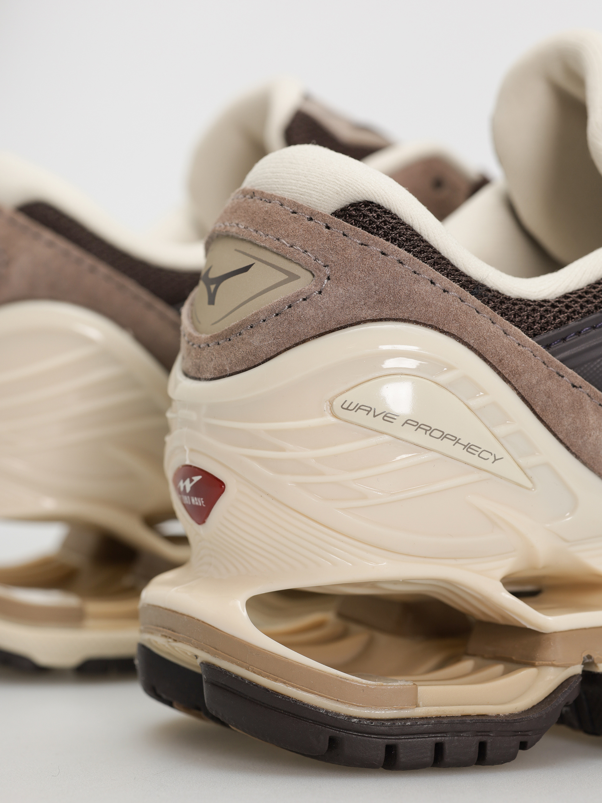 Взуття Mizuno Wave Prophecy LS - коричневий (mole/pristine/fungi)
