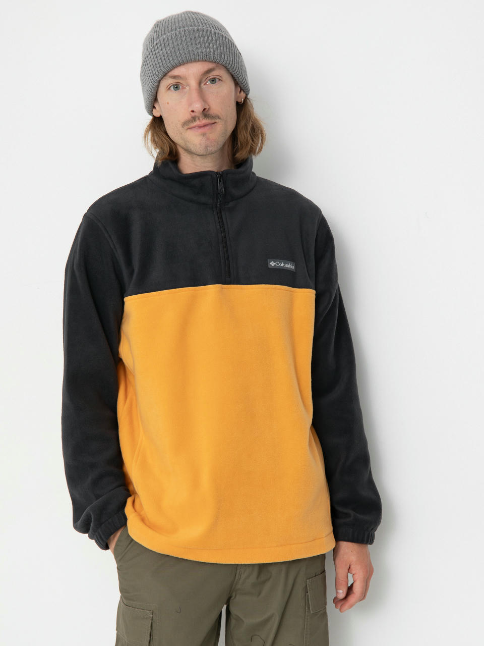 Чоловічий Флісовий светр Columbia Steens Mountain Half Zip (sunstone black)