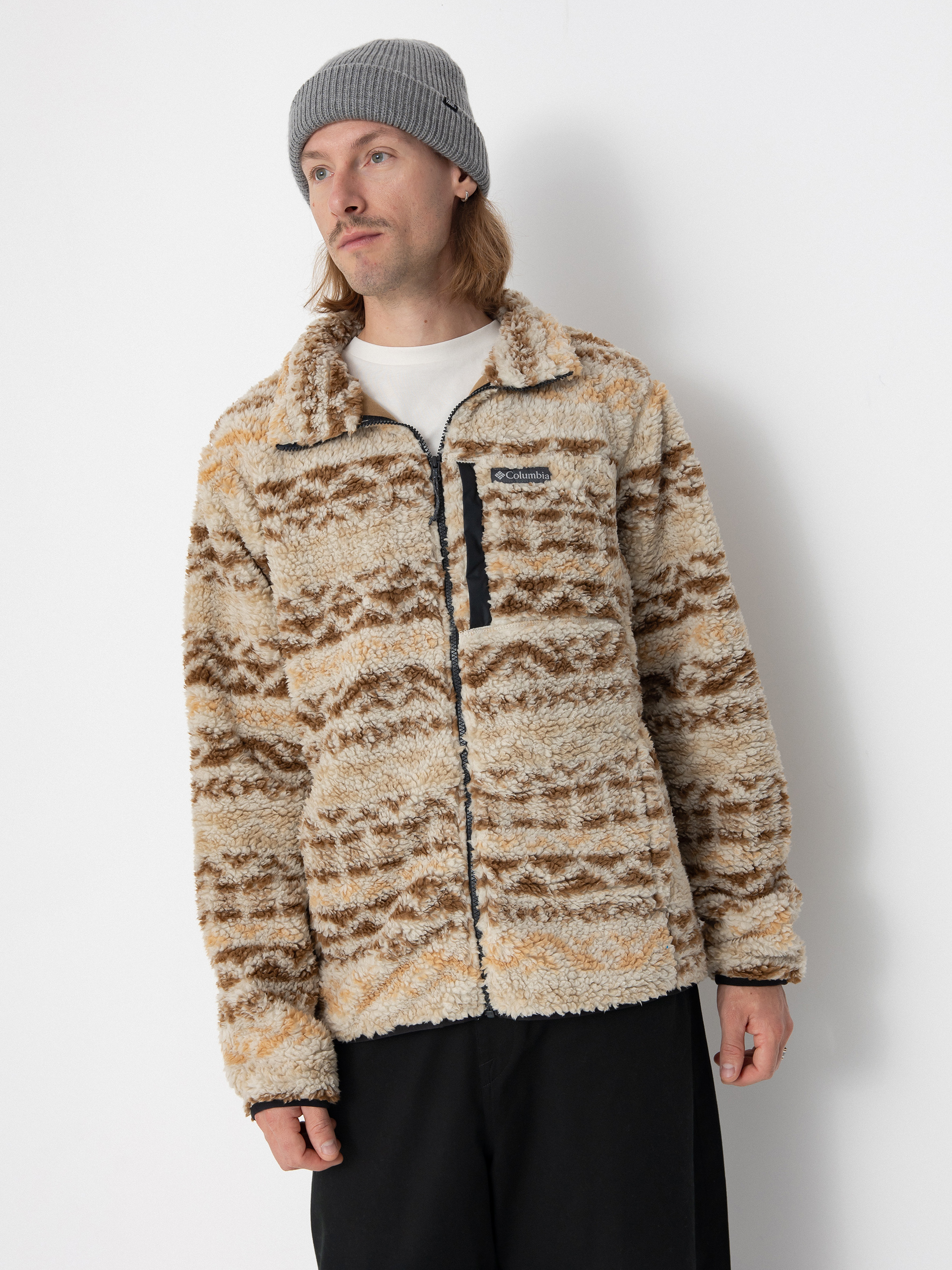 Флісовий светр Columbia Winter Pass Printed Fleece II (dark stone del)