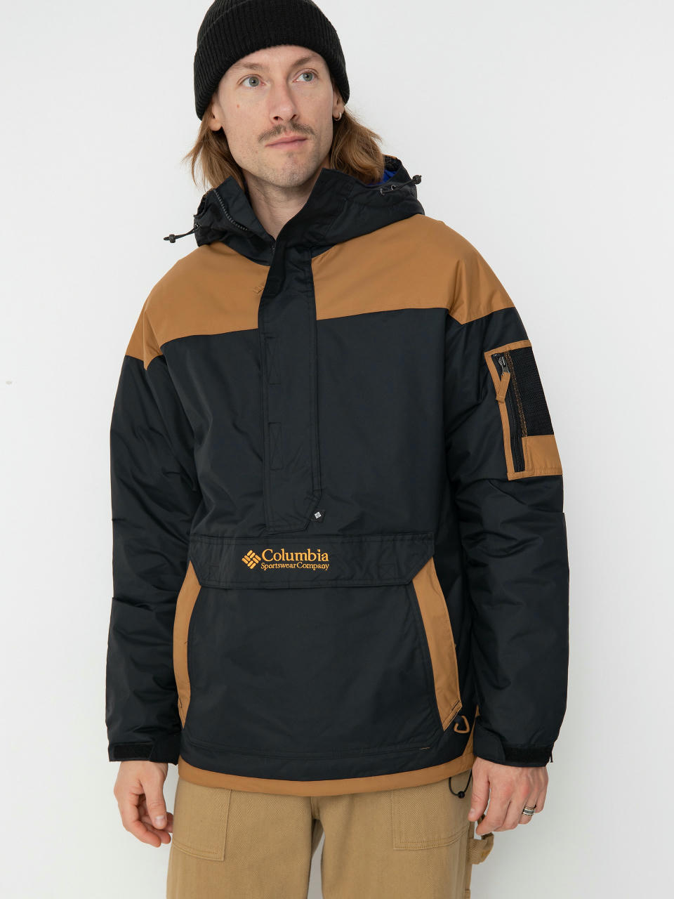 Куртка Columbia Challenger II Insulated Pullover (black camel br)