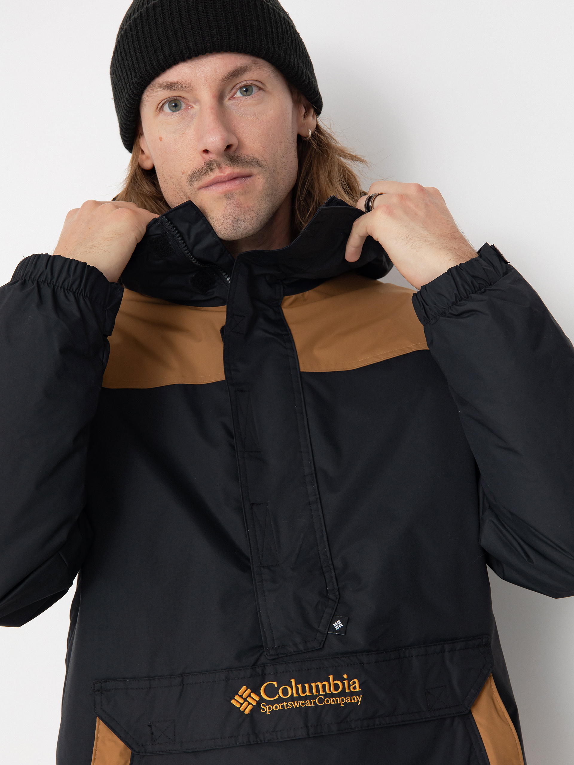 Куртка Columbia Challenger II Insulated Pullover (black camel br)