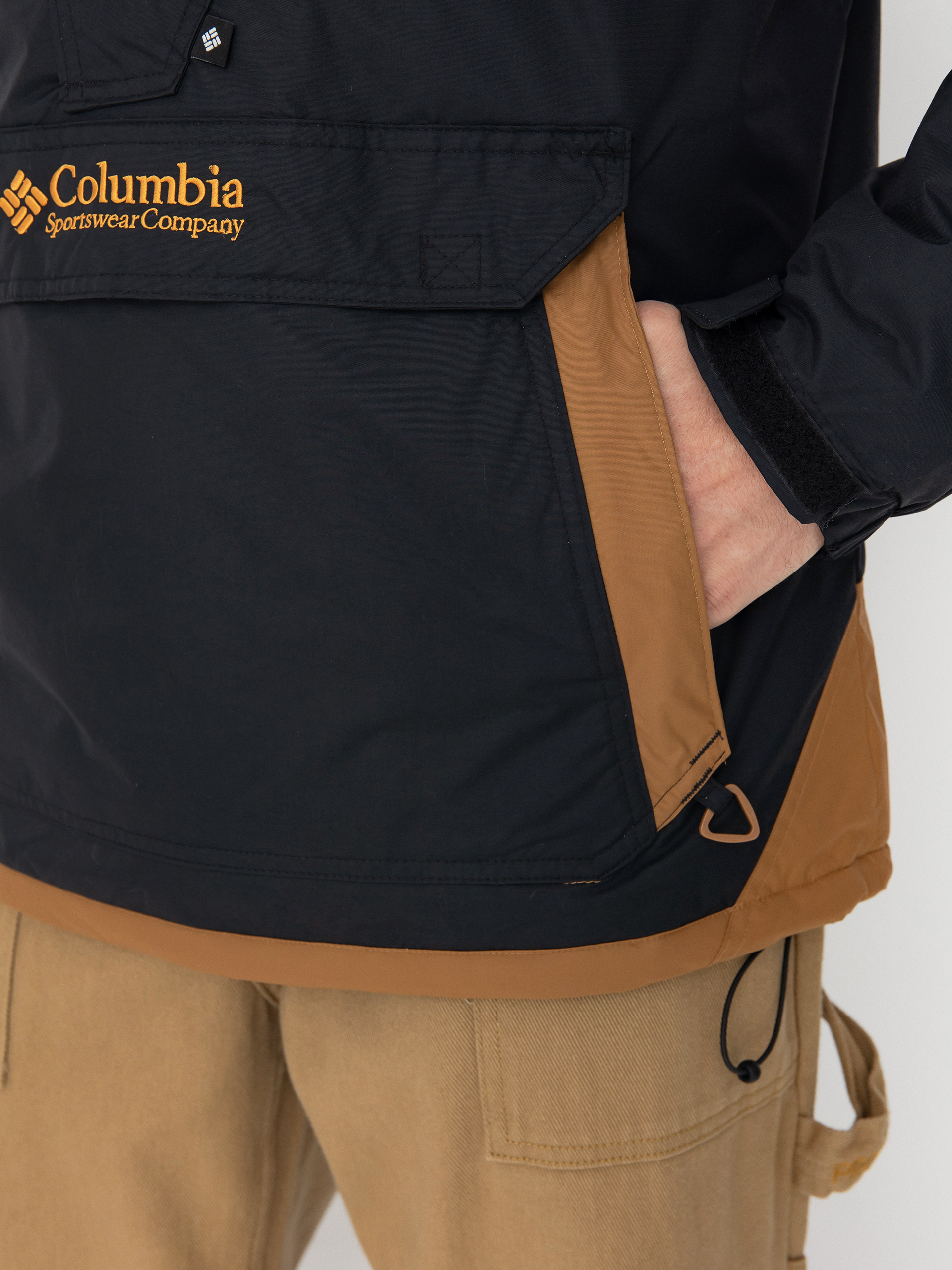 Куртка Columbia Challenger II Insulated Pullover (black camel br)
