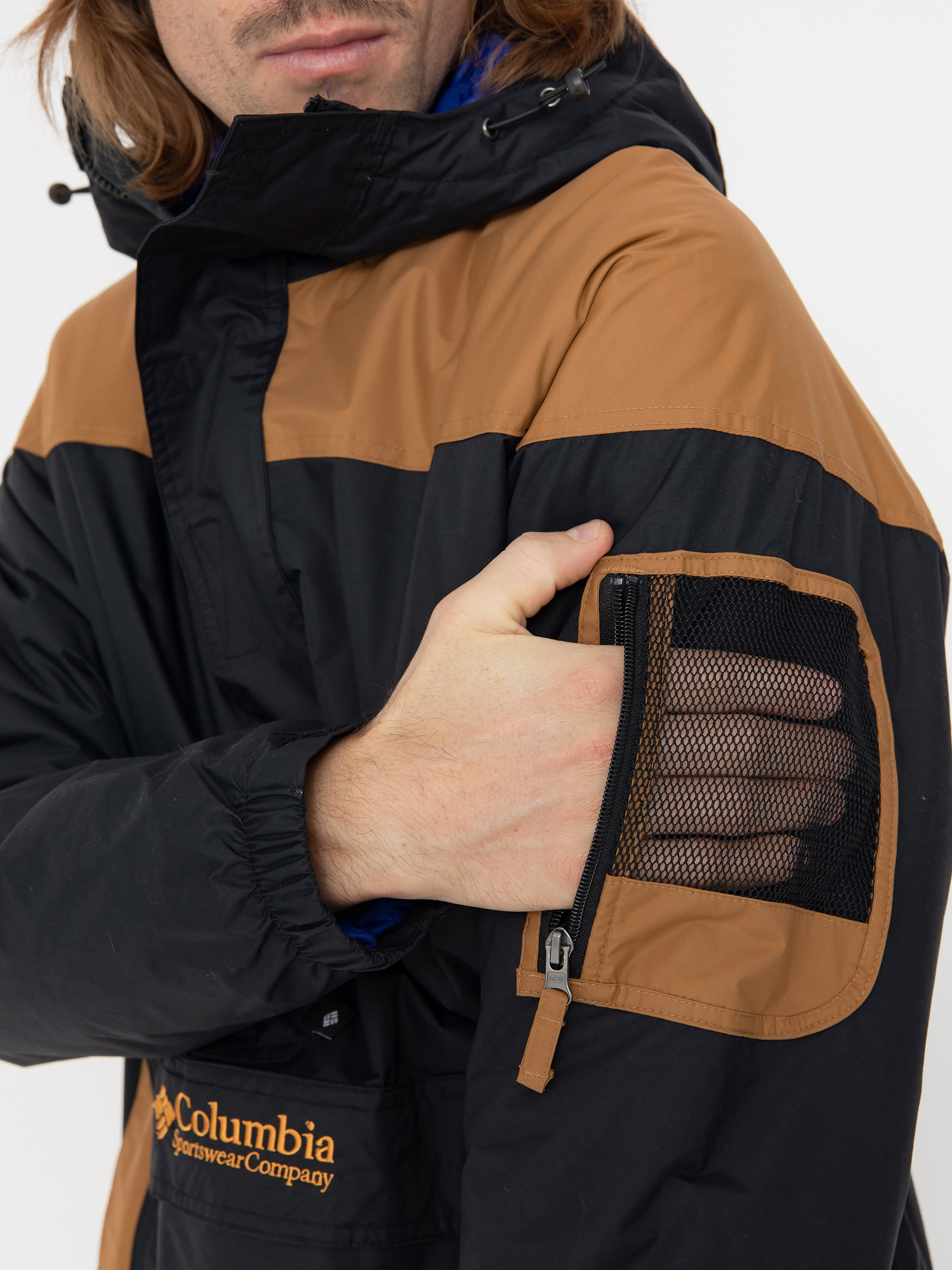 Куртка Columbia Challenger II Insulated Pullover (black camel br)