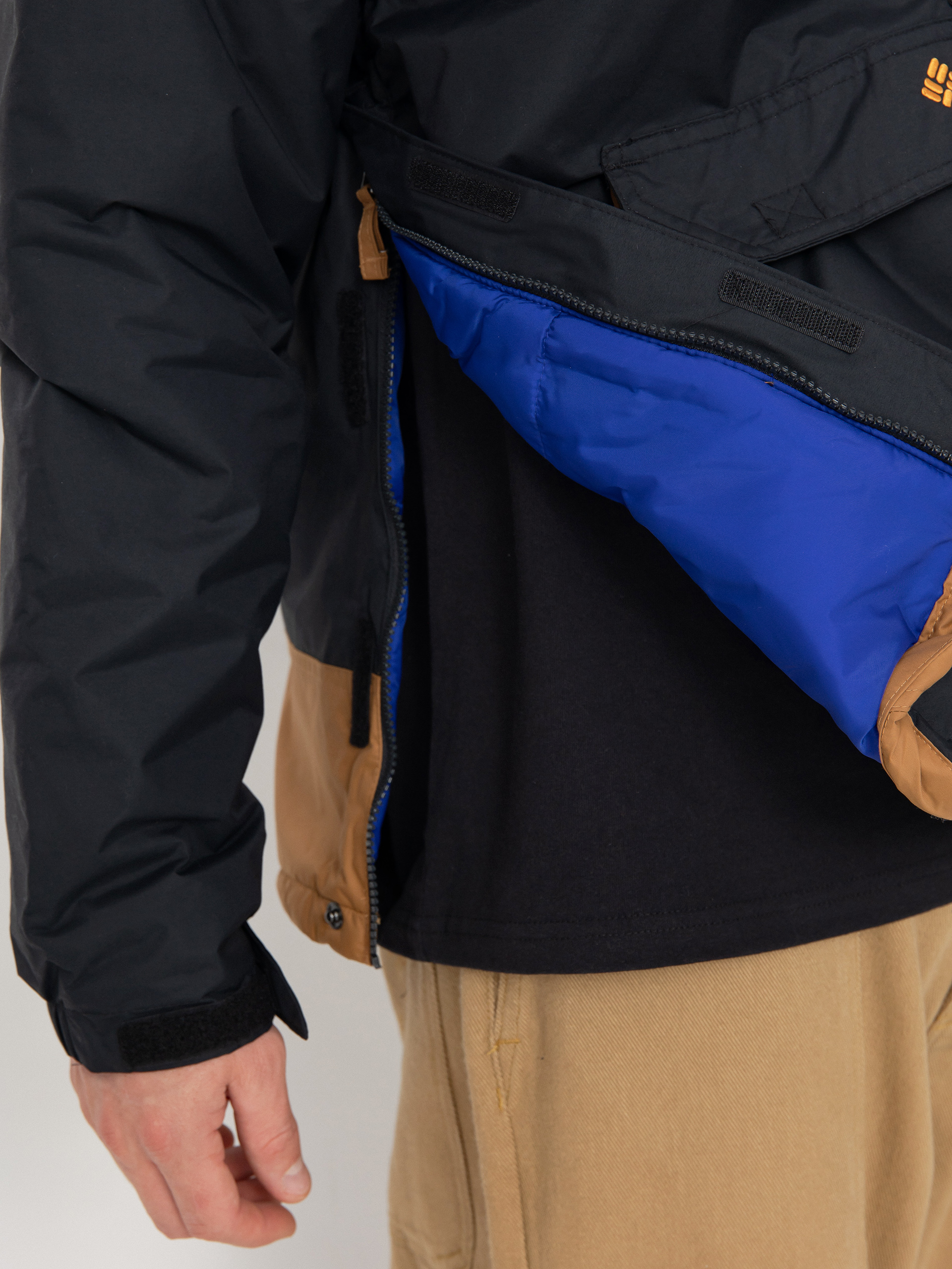 Куртка Columbia Challenger II Insulated Pullover (black camel br)