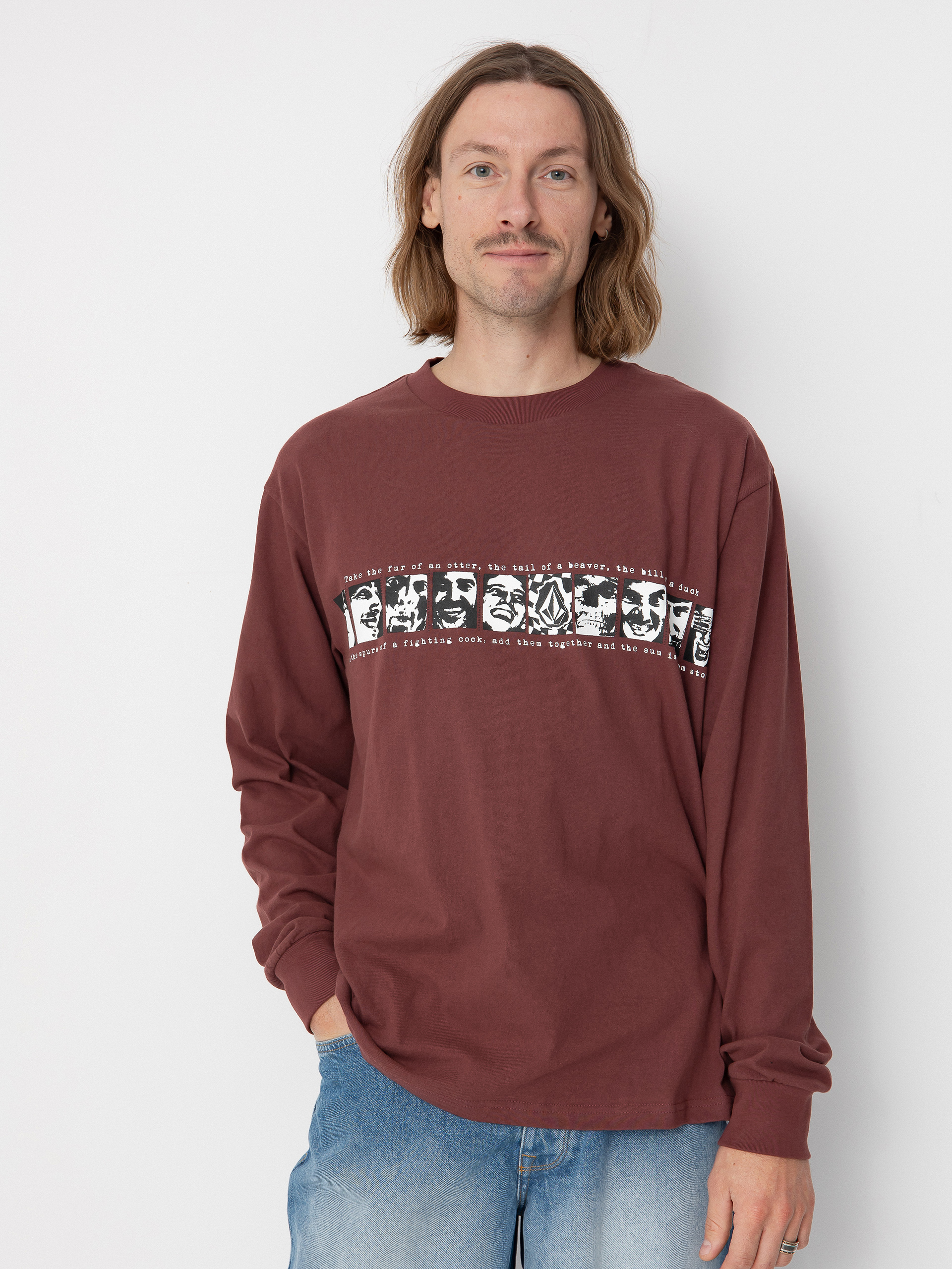 Лонгслів Volcom Skate Vitals Remy Lst 2 (merlot)