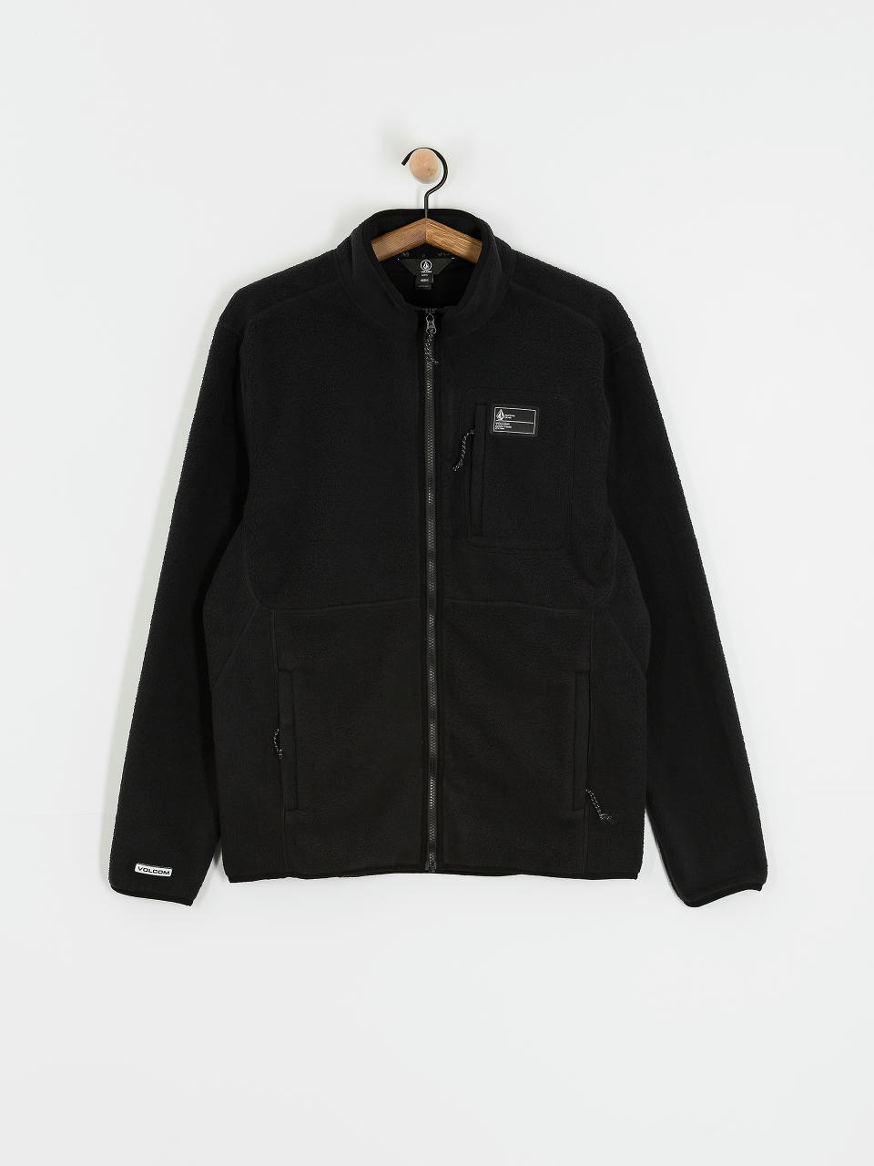 Чоловіча Термосвітшот Volcom Fleecer Full Zip (black)