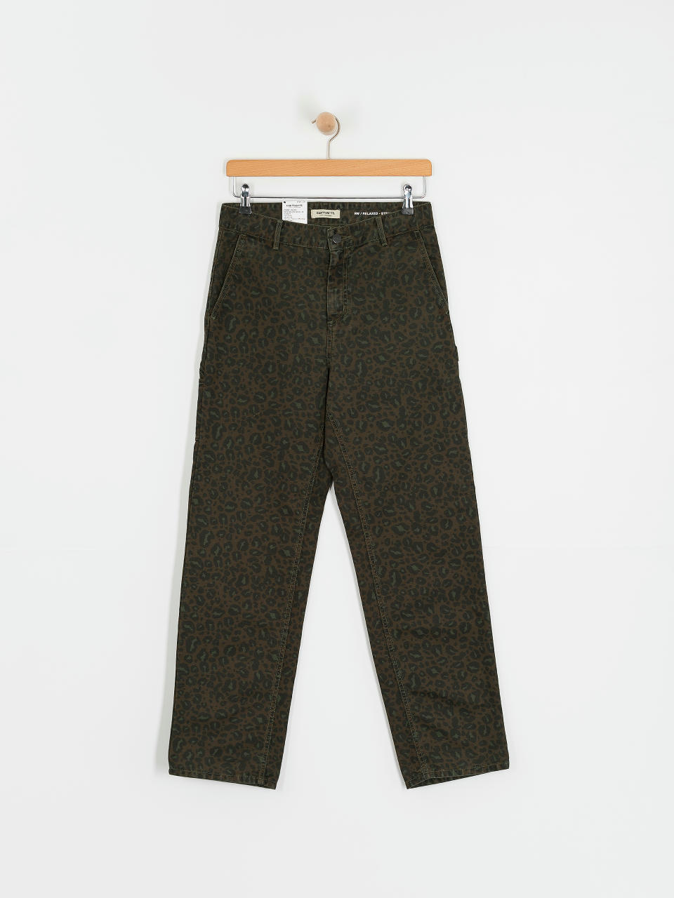 Штани Carhartt WIP Leo Pierce Wmn (camo leo/tamarind/office green)